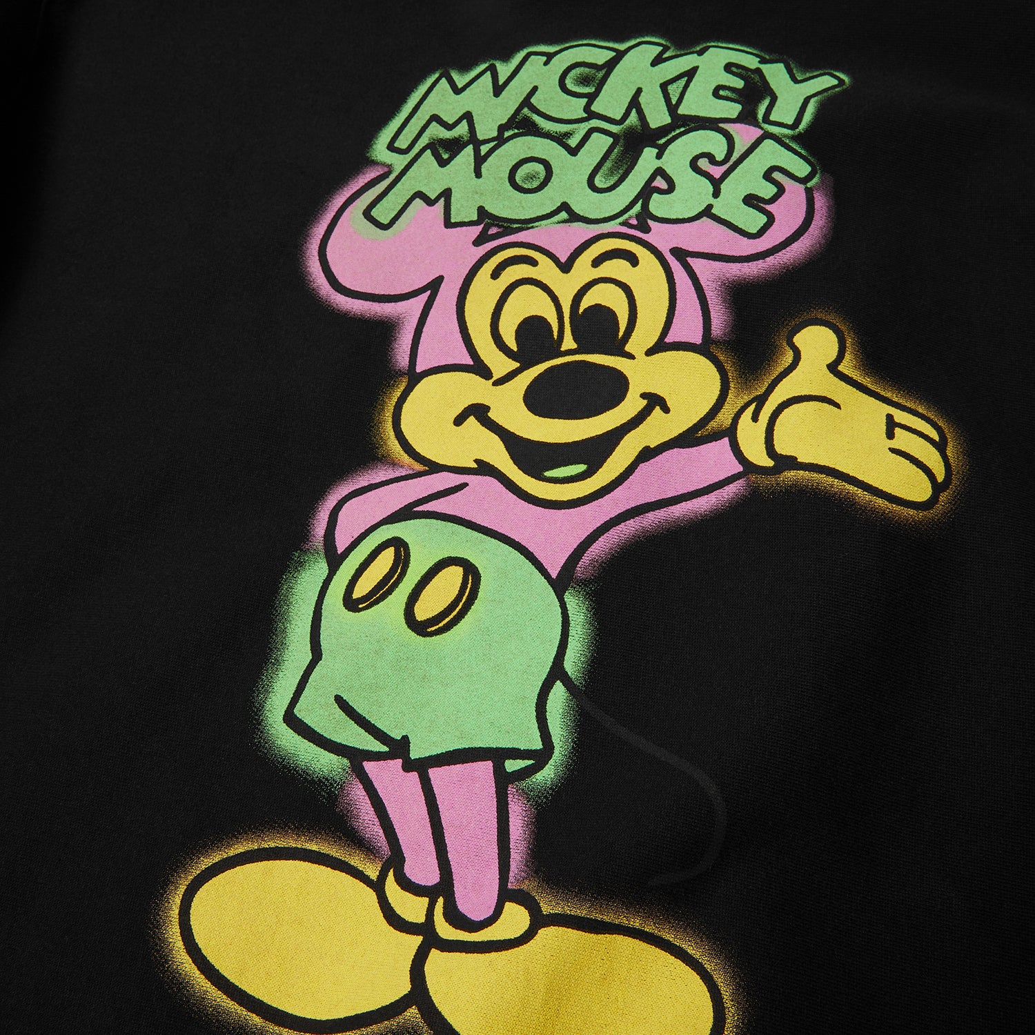 HUF (ハフ) Worldwide JP /HOODIES（パーカー）/ DISNEY | HUF MICKEY SPRAY FULL ZIP HOODIE商品 / BLACK