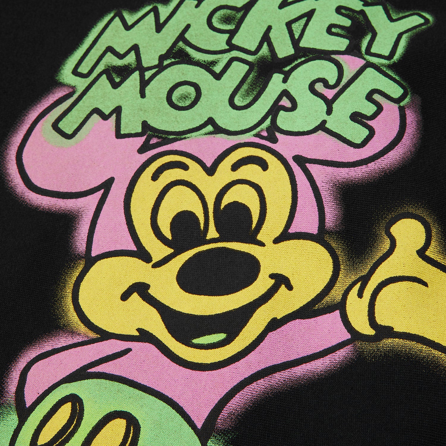 HUF (ハフ) Worldwide JP /HOODIES（パーカー）/ DISNEY | HUF MICKEY SPRAY FULL ZIP HOODIE商品 / BLACK