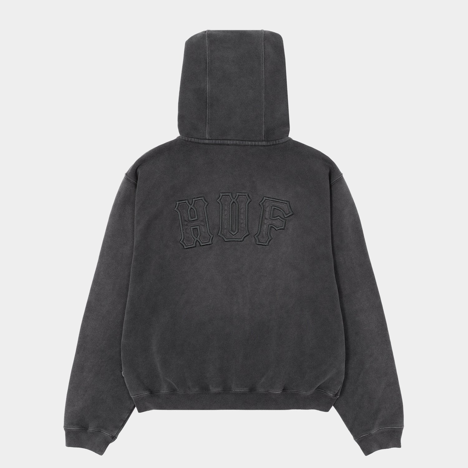 HUF (ハフ) Worldwide JP /HOODIES（パーカー）/ ARCH WIDE FULL ZIP HOODIE商品 / BLACK
