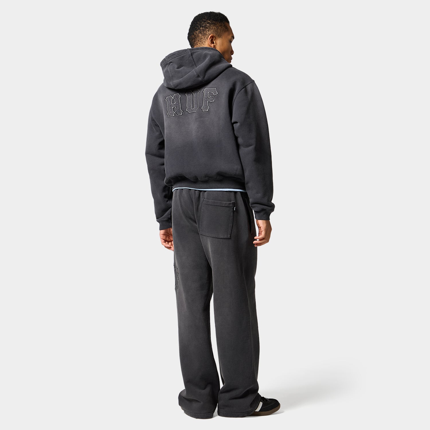 HUF (ハフ) Worldwide JP /HOODIES（パーカー）/ ARCH WIDE FULL ZIP HOODIE商品 / BLACK