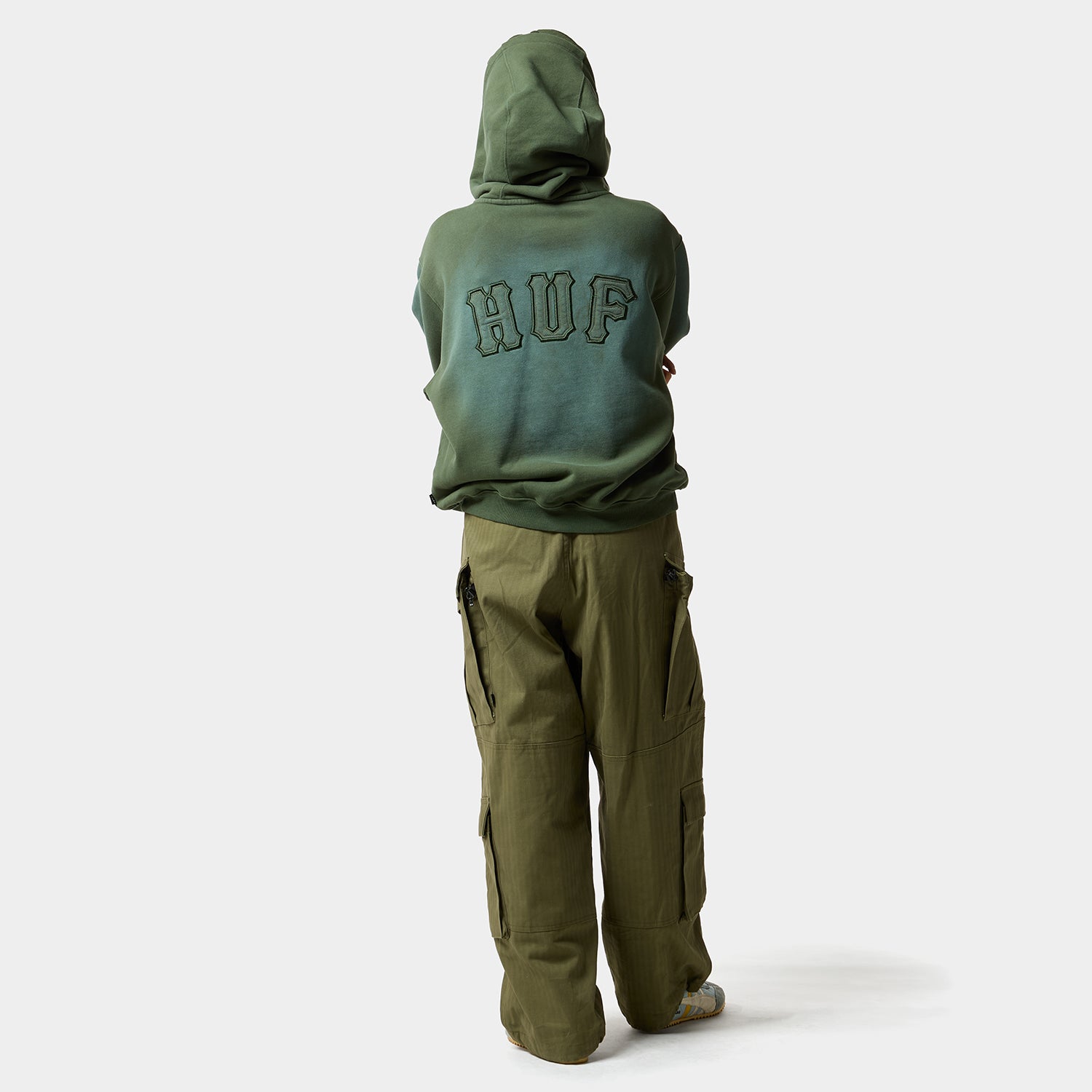 HUF (ハフ) Worldwide JP /HOODIES（パーカー）/ ARCH WIDE FULL ZIP HOODIE商品 / BLACK