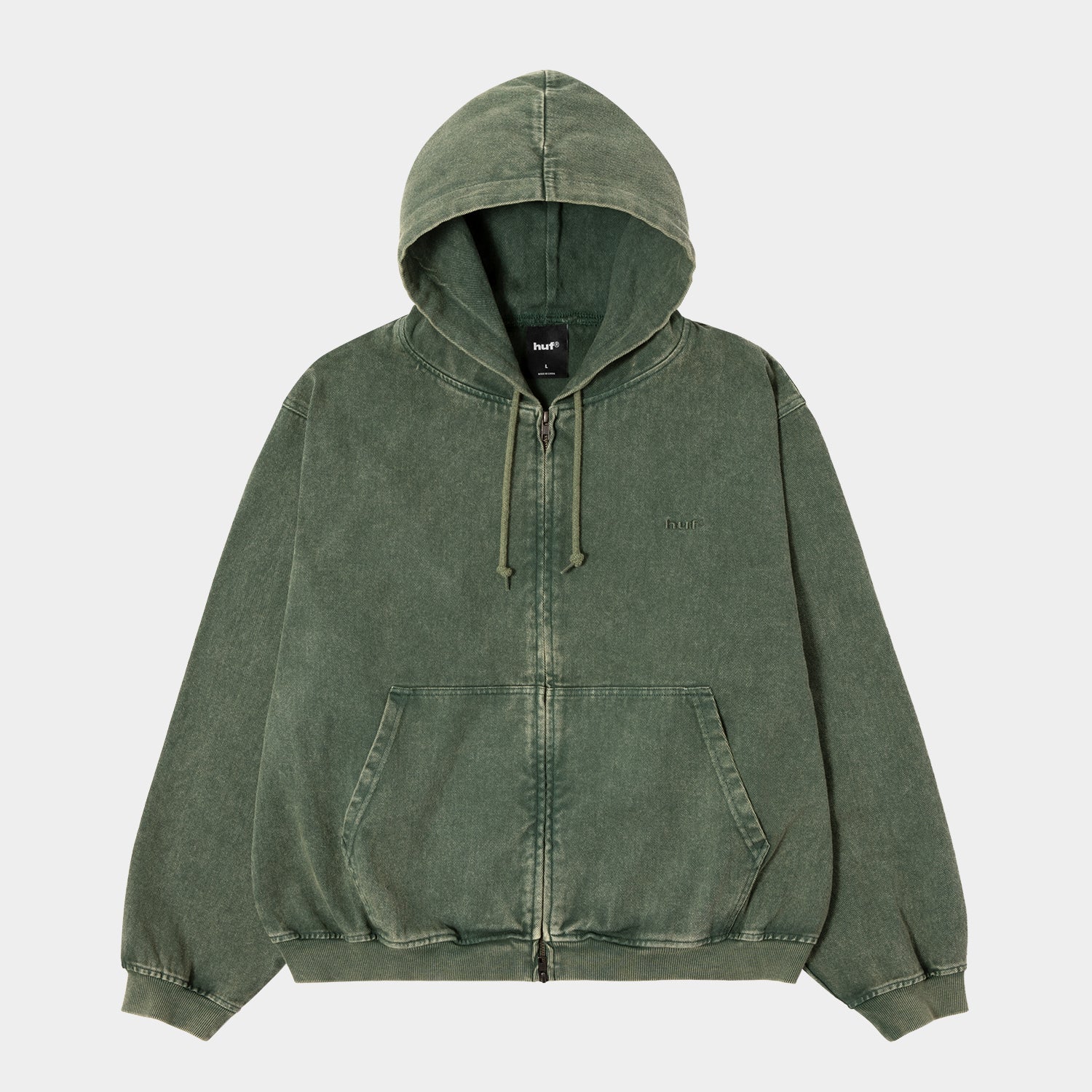 HUF (ハフ) Worldwide JP /HOODIES（パーカー）/ HUF eightynine WASHED FULL ZIP HOODIE商品 / PURPLE