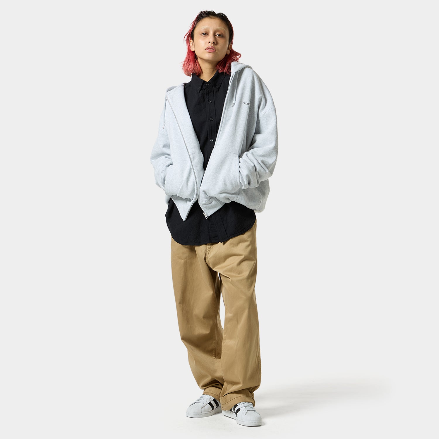 HUF (ハフ) Worldwide JP /HOODIES（パーカー）/ HUF eightynine FULL ZIP HOODIE商品 / ORANGE