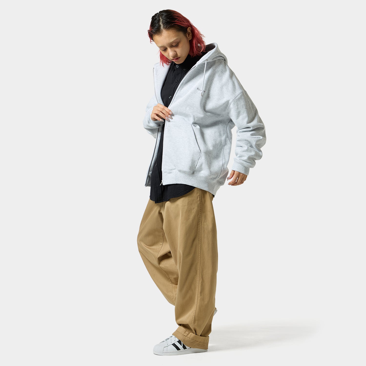 HUF (ハフ) Worldwide JP /HOODIES（パーカー）/ HUF eightynine FULL ZIP HOODIE商品 / ORANGE