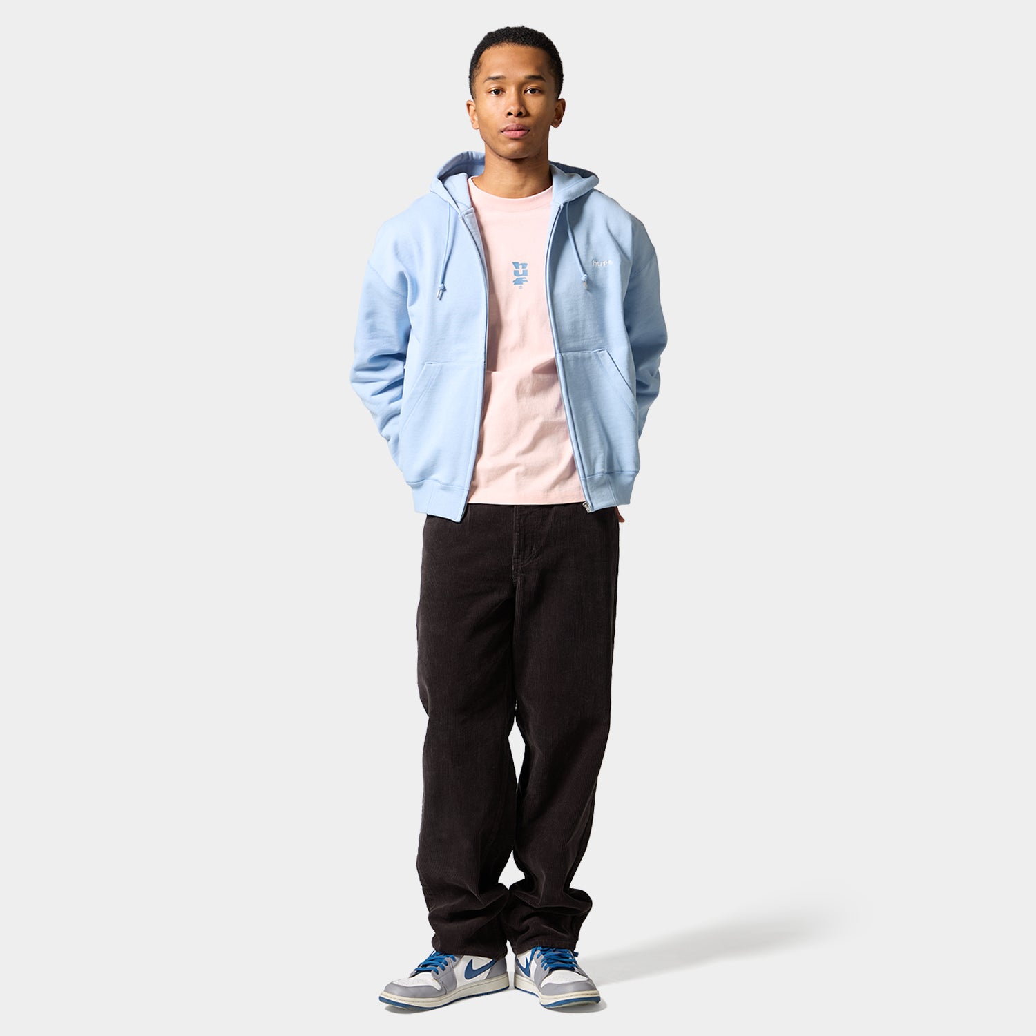HUF (ハフ) Worldwide JP /HOODIES（パーカー）/ HUF eightynine FULL ZIP HOODIE商品 / ORANGE