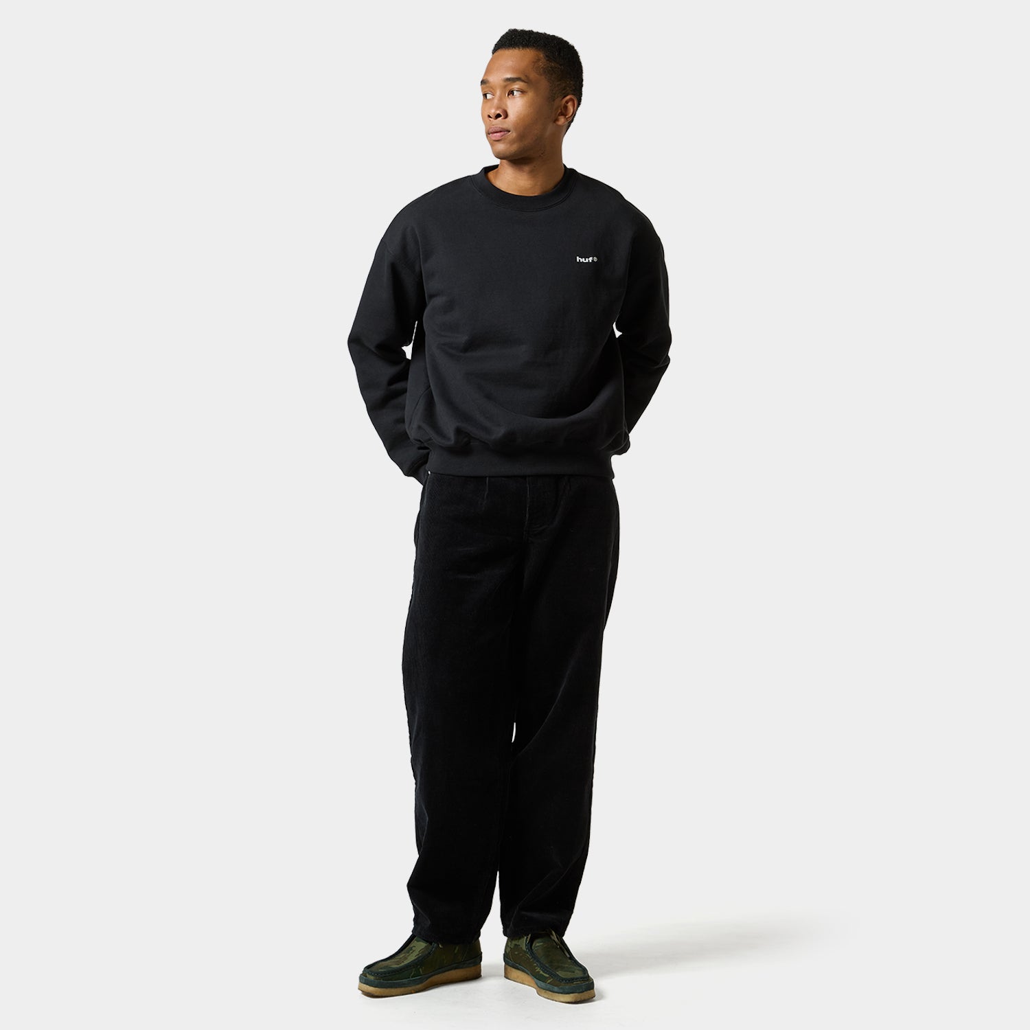 HUF (ハフ) Worldwide JP /SWEATSHIRTS（スウェットシャツ）/ HUF eightynine FLEECE CREW商品 / LT BLUE