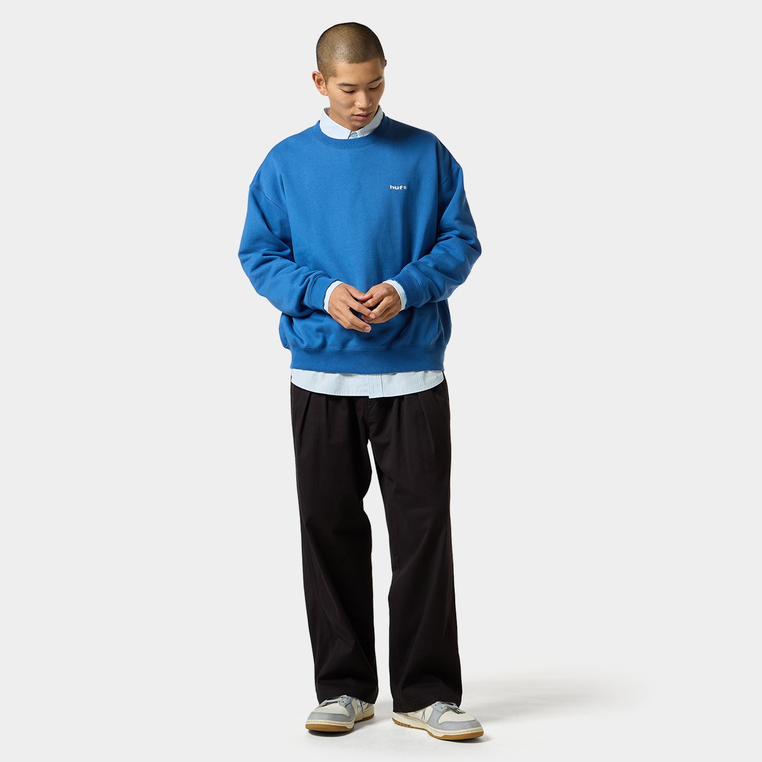 HUF (ハフ) Worldwide JP /SWEATSHIRTS（スウェットシャツ）/ HUF eightynine FLEECE CREW商品 / LT BLUE