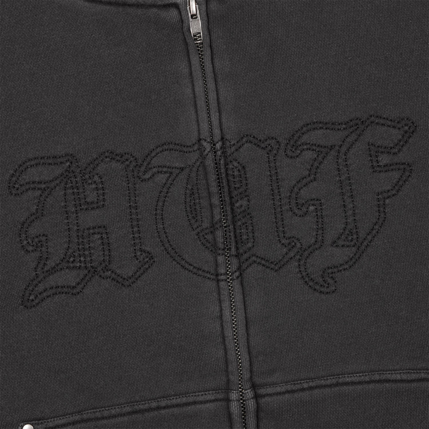 HUF (ハフ) Worldwide JP /HOODIES（パーカー）/ STUDDED FULL ZIP HOODIE商品 / BLACK