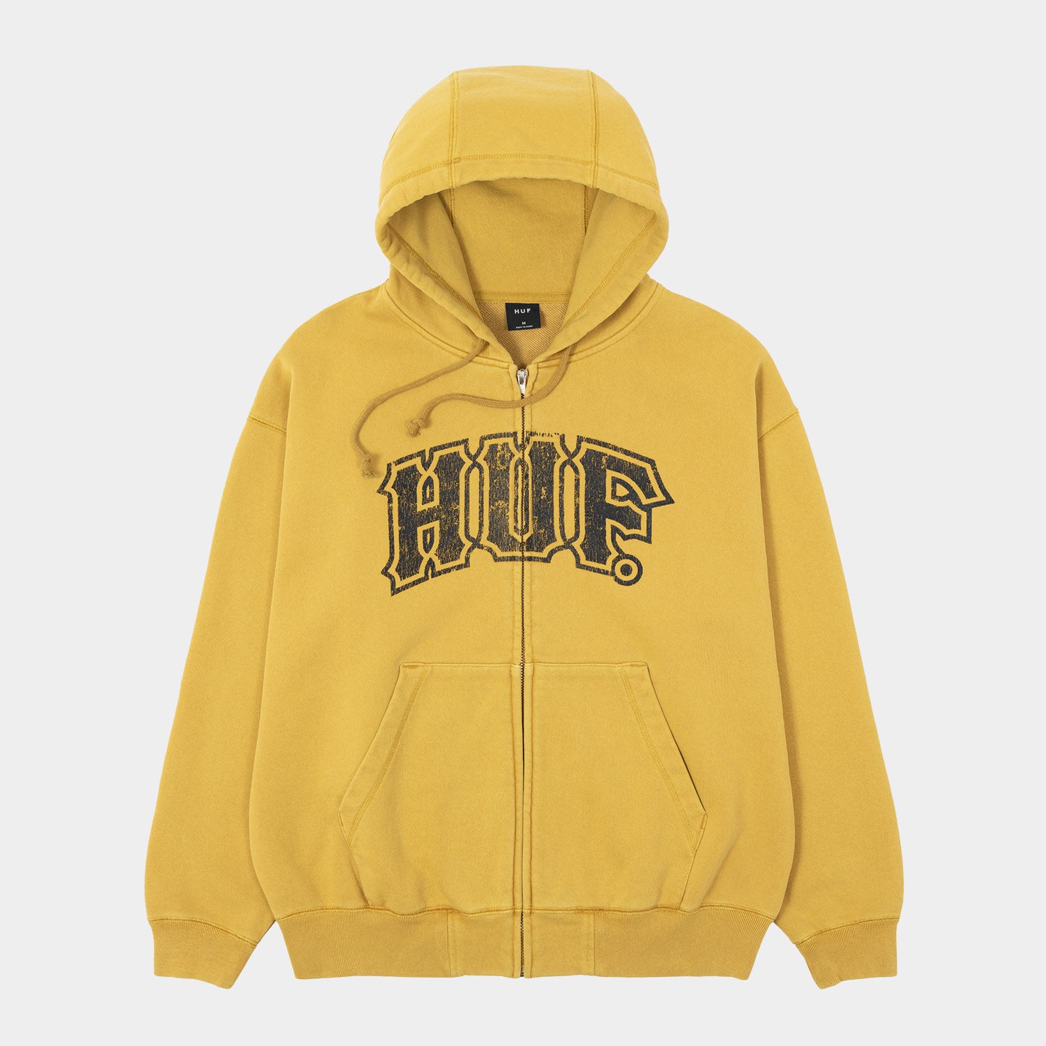 HUF (ハフ) Worldwide JP /HOODIES（パーカー）/ CLASSIC ARCH FULL ZIP HOODIE商品 / YELLOW