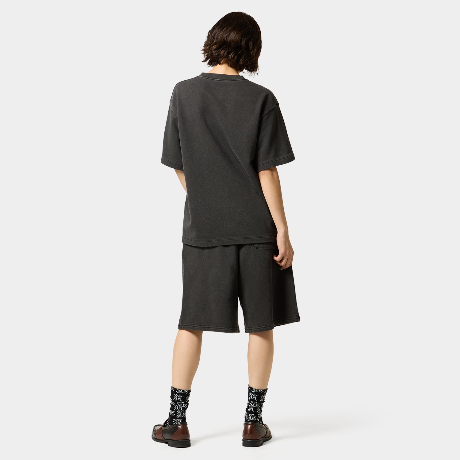 HUF (ハフ) Worldwide JP /TOPS & SHIRTS（トップス&シャツ）/ huf eightynine WASHED FLEECE TEE商品 / COFFEE