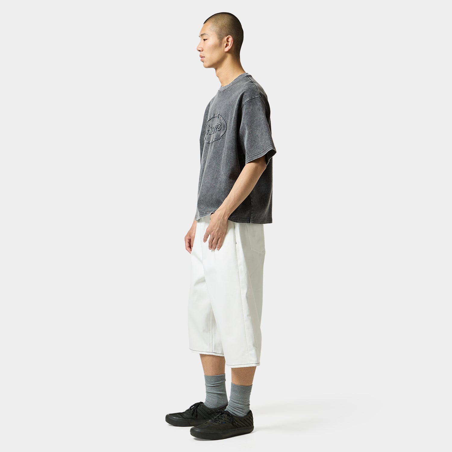 HUF (ハフ) Worldwide JP /TOPS & SHIRTS（トップス&シャツ）/ 89 OVAL CREW商品 / BLACK