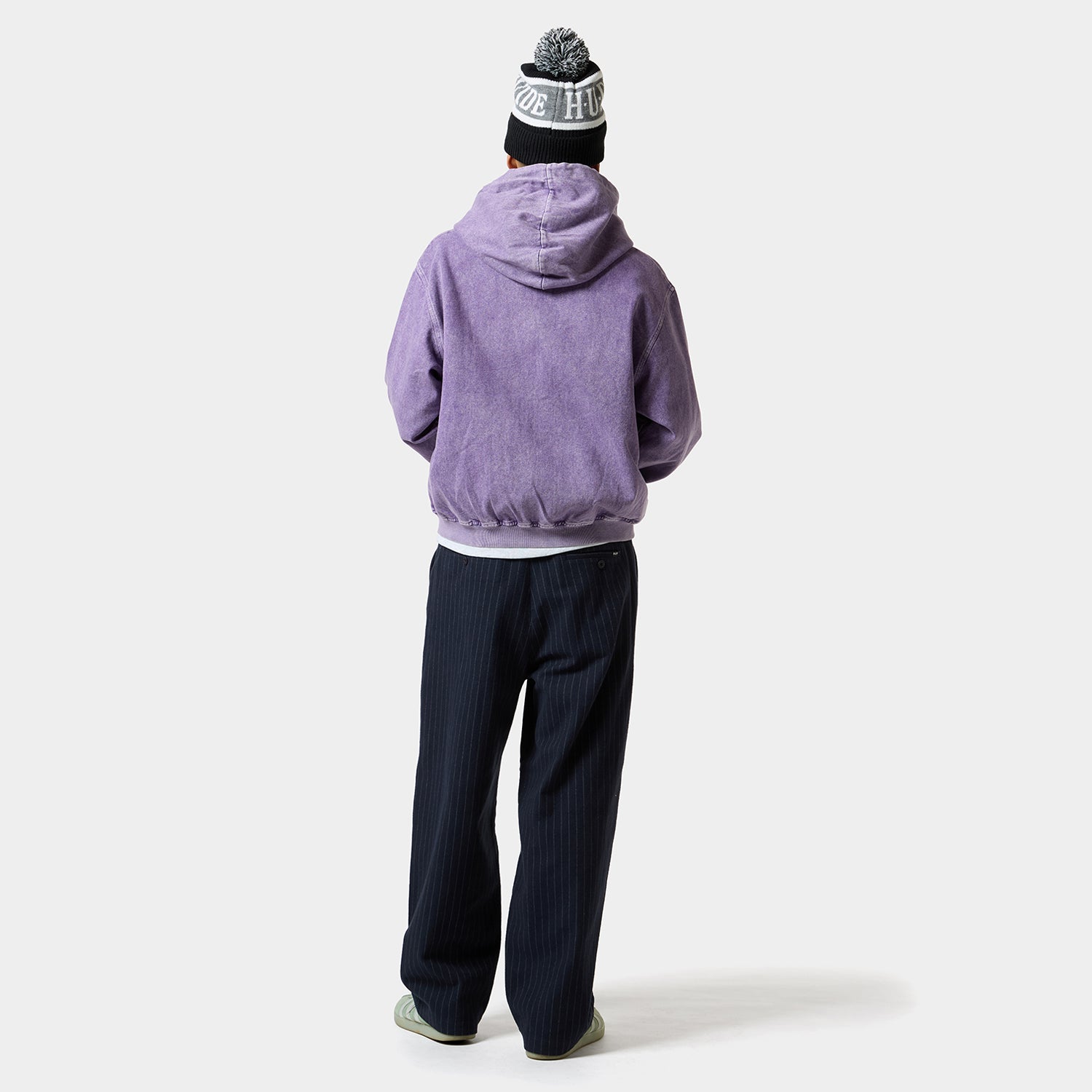 HUF (ハフ) Worldwide JP /HOODIES（パーカー）/ HUF eightynine WASHED FULL ZIP HOODIE商品 / PURPLE