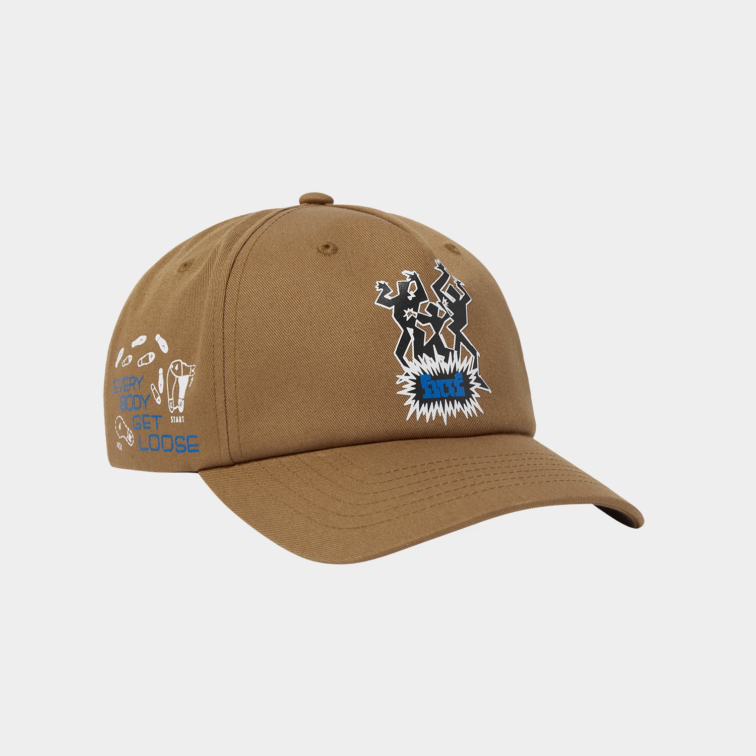 HUF (ハフ) Worldwide JP /HATS & BEANIES（ハット&ビーニー）/ EVERYBODY GET LOOSE SNAPBACK商品 / BLACK