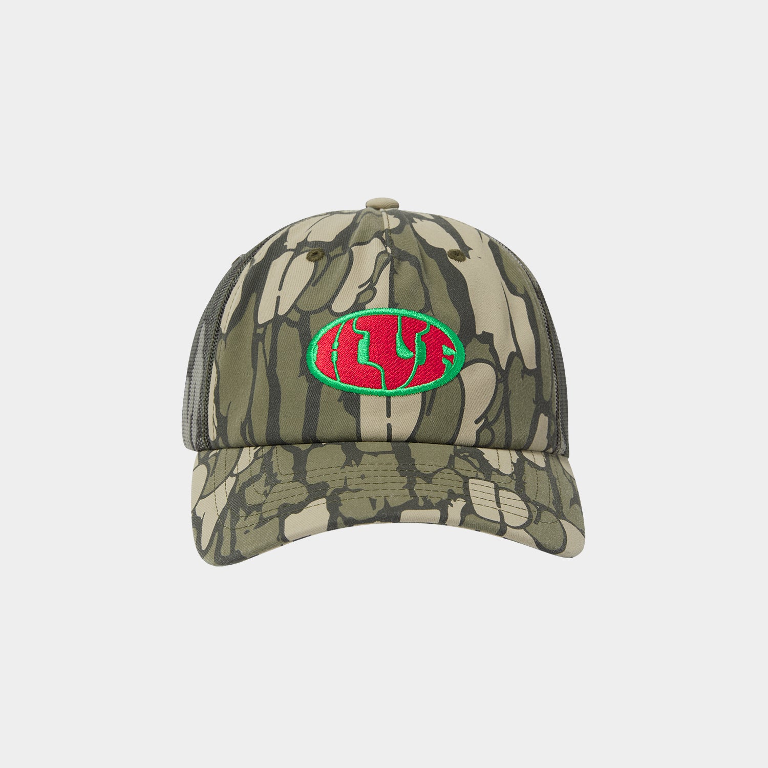 HUF (ハフ) Worldwide JP /HATS ＆ BEANIES（ハット&ビーニー）/ WARPED CAMO TRUCKER HAT商品 / MUTED CAMO