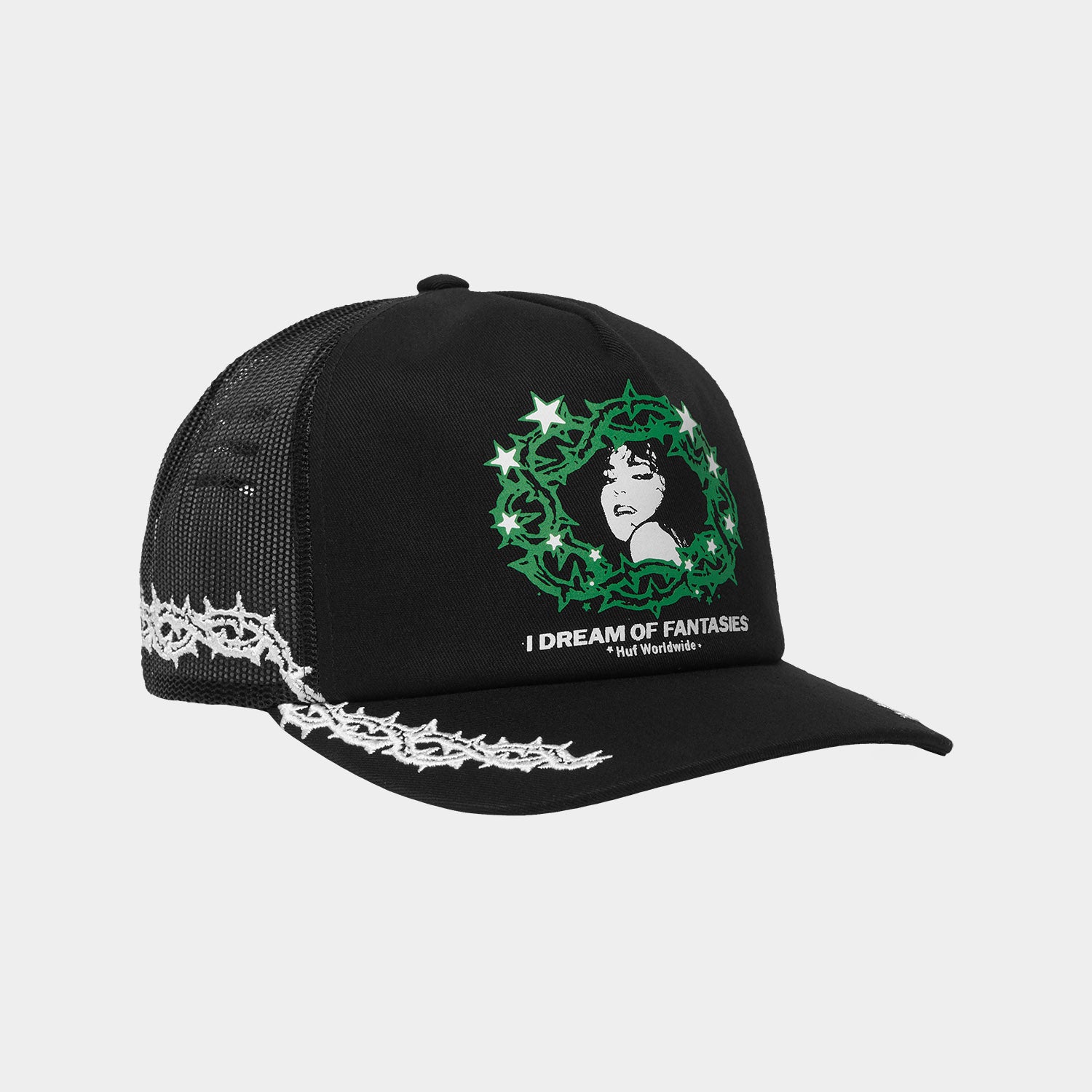 HUF (ハフ) Worldwide JP /HATS ＆ BEANIES（ハット&ビーニー）/ FANTASIES TRUCKER HAT商品 / BLACK