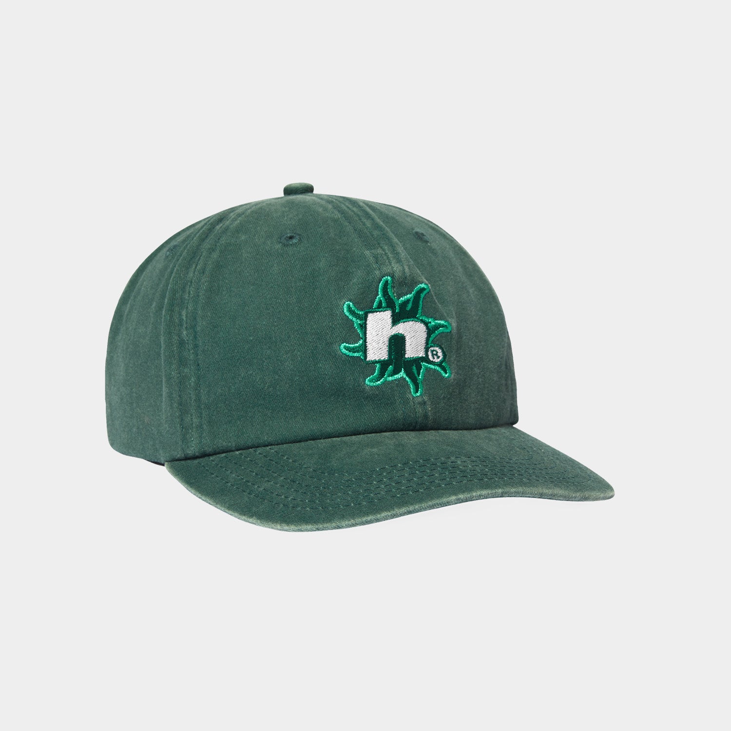 HUF (ハフ) Worldwide JP /HATS & BEANIES（ハット&ビーニー）/ SOL DENIM 6 PANEL CV WASHED HAT商品 / FOREST GREEN