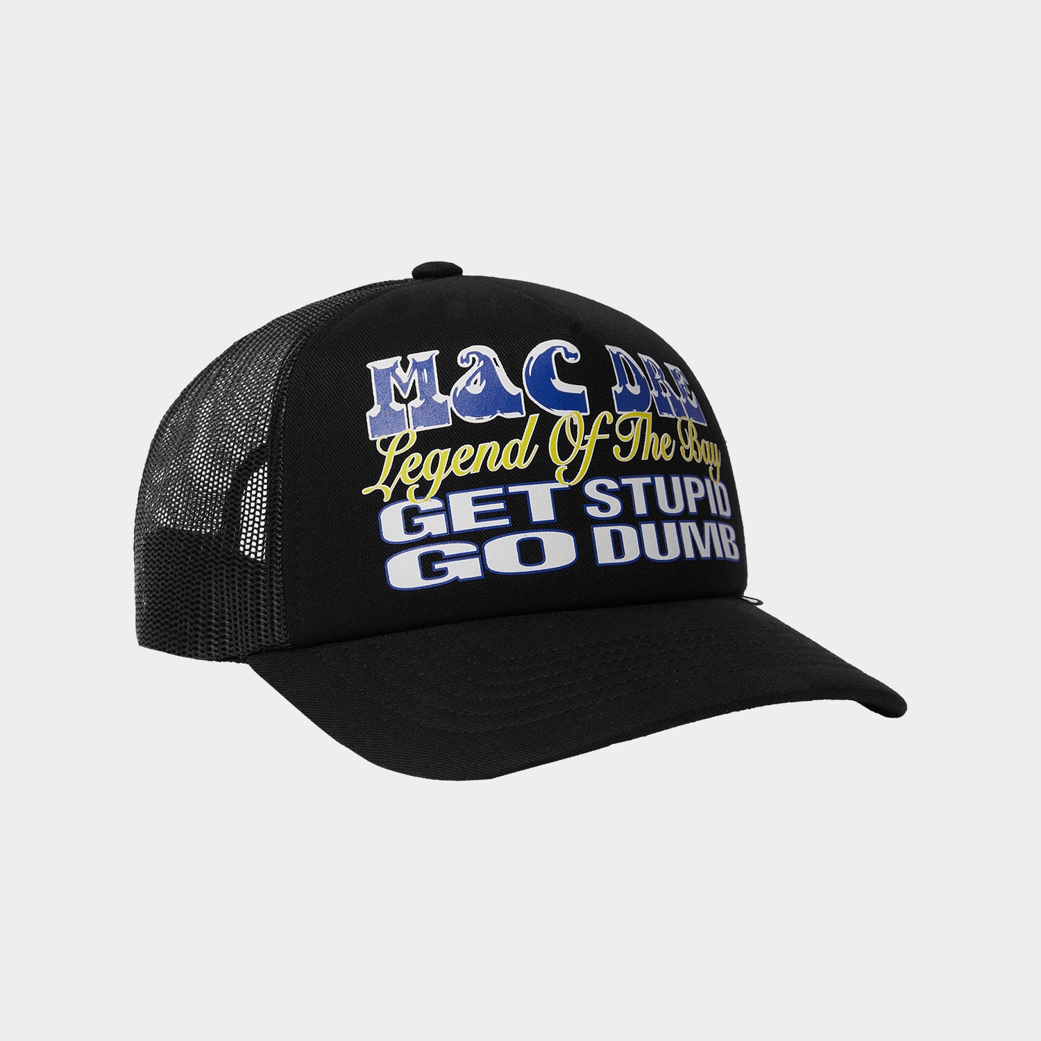 HUF (ハフ) Worldwide JP /HATS ＆ BEANIES（ハット&ビーニー）/ HUF X MAC DRE TRUCKER HAT商品 / BLACK
