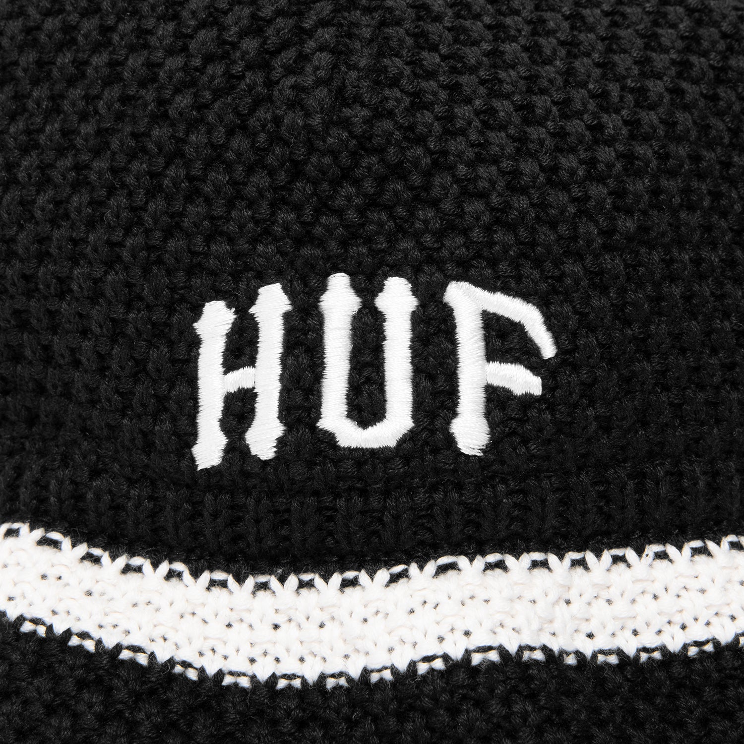 HUF (ハフ) Worldwide JP /HATS ＆ BEANIES（ハット&ビーニー）/ ARCH KNIT BUCKET HAT商品 / BLEACH