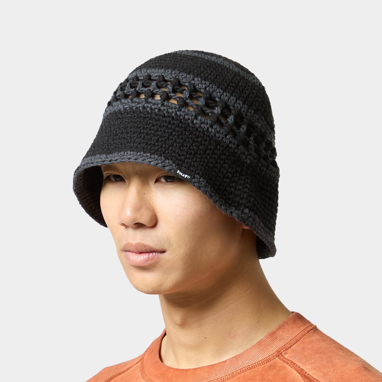 HUF (ハフ) Worldwide JP /HATS & BEANIES（ハット&ビーニー）/ DUAL MESH CROCHET HAT商品 / PEACH