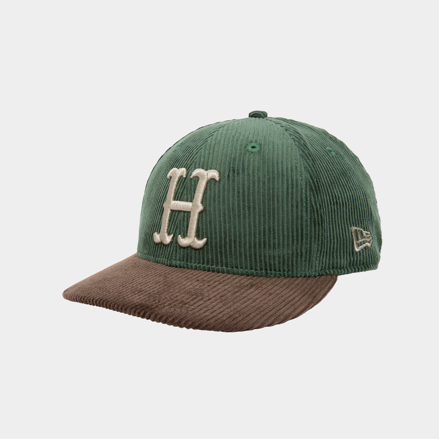 HUF (ハフ) Worldwide JP /HATS ＆ BEANIES（ハット&ビーニー）/ NEW ERA® CLASSIC H CORDUROY HAT商品 / DK GREEN