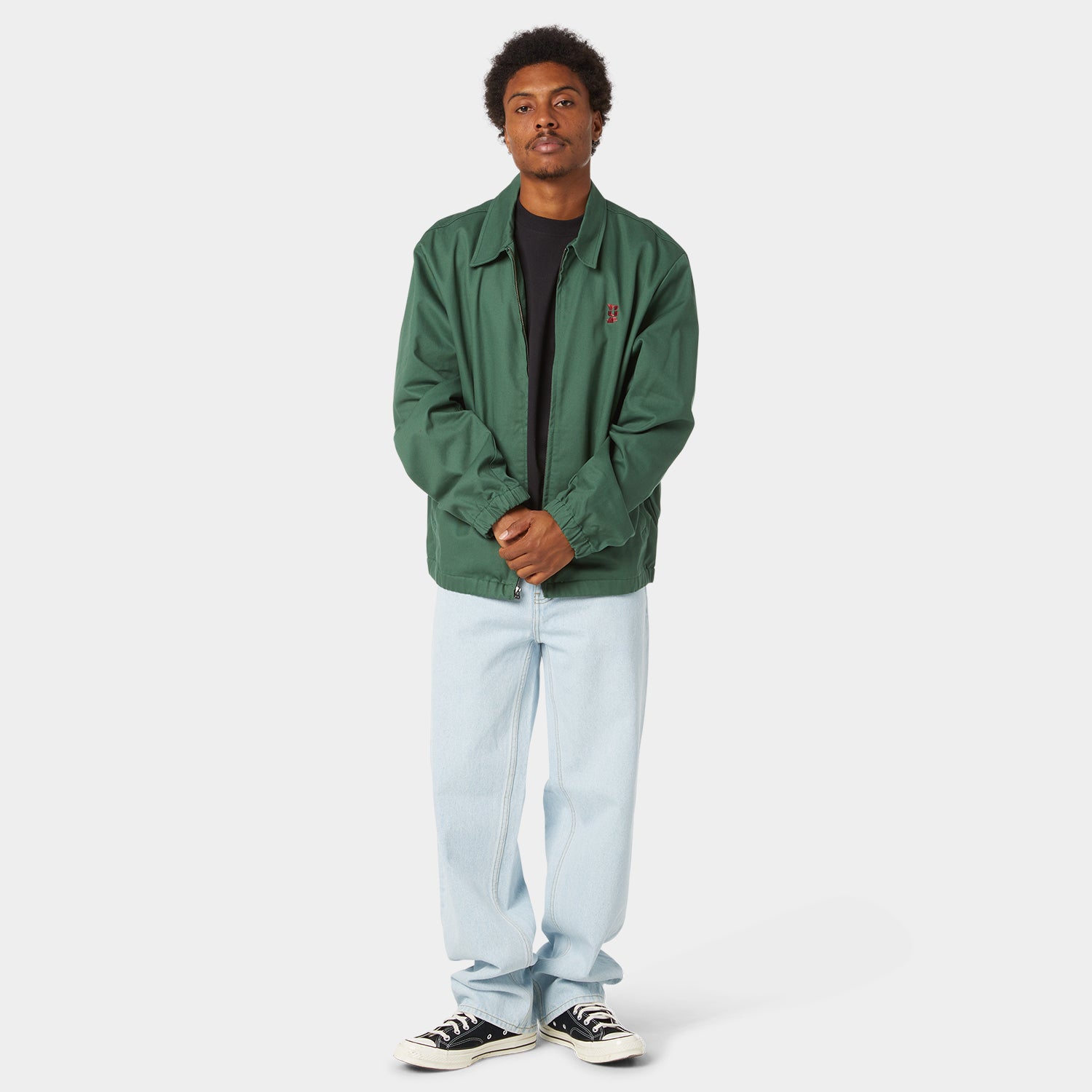 HUF (ハフ) Worldwide JP /JACKETS（ジャケット）/ HUF SET MEGABLAST SHOP JACKET商品 / FOREST