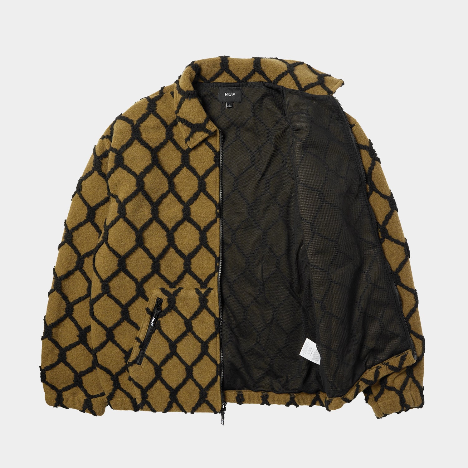 HUF (ハフ) Worldwide JP /JACKETS（ジャケット）/ BREAKTHROUGH HIGH PILE JACKET商品 / MOSS
