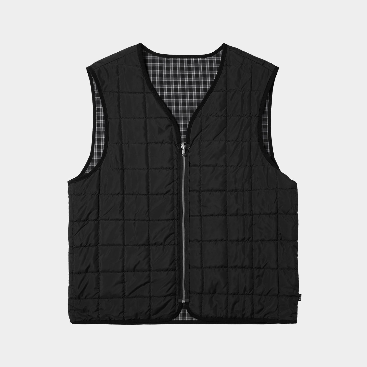 HUF (ハフ) Worldwide JP /JACKETS（ジャケット）/ POYNTER REVERSIBLE VEST商品 / BLACK