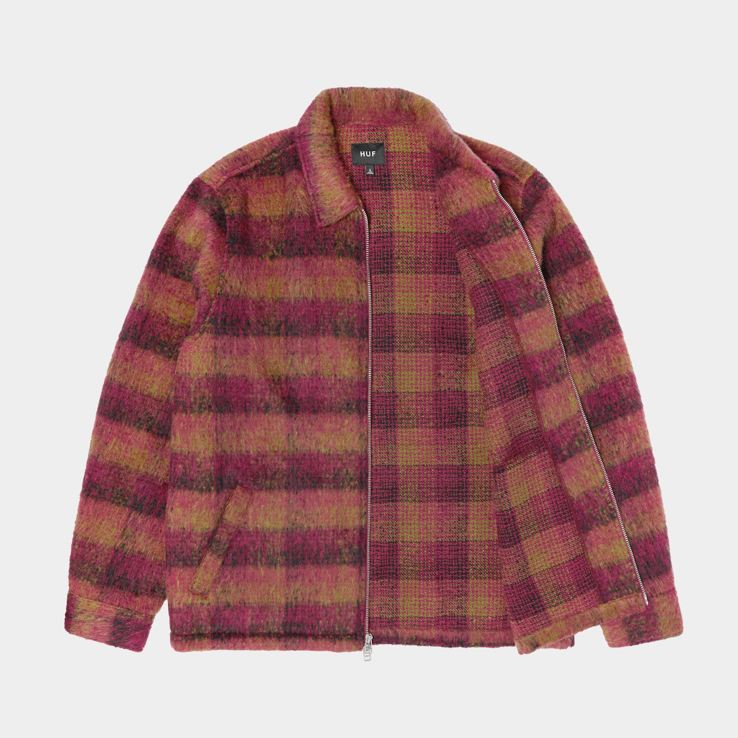 HUF (ハフ) Worldwide JP /（）/ MEGABLAST PLAID JACKET商品 / DESERT