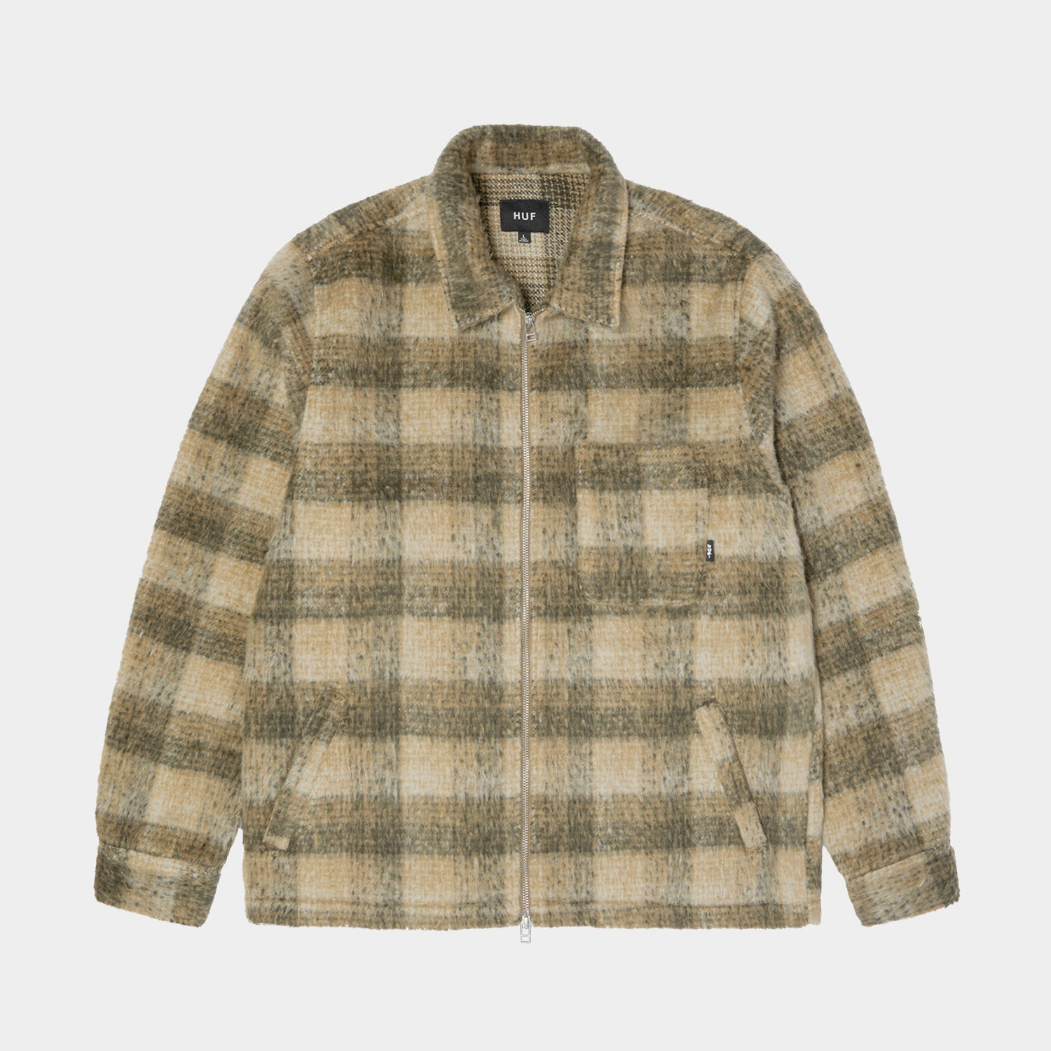 HUF (ハフ) Worldwide JP /（）/ MEGABLAST PLAID JACKET商品 / DESERT