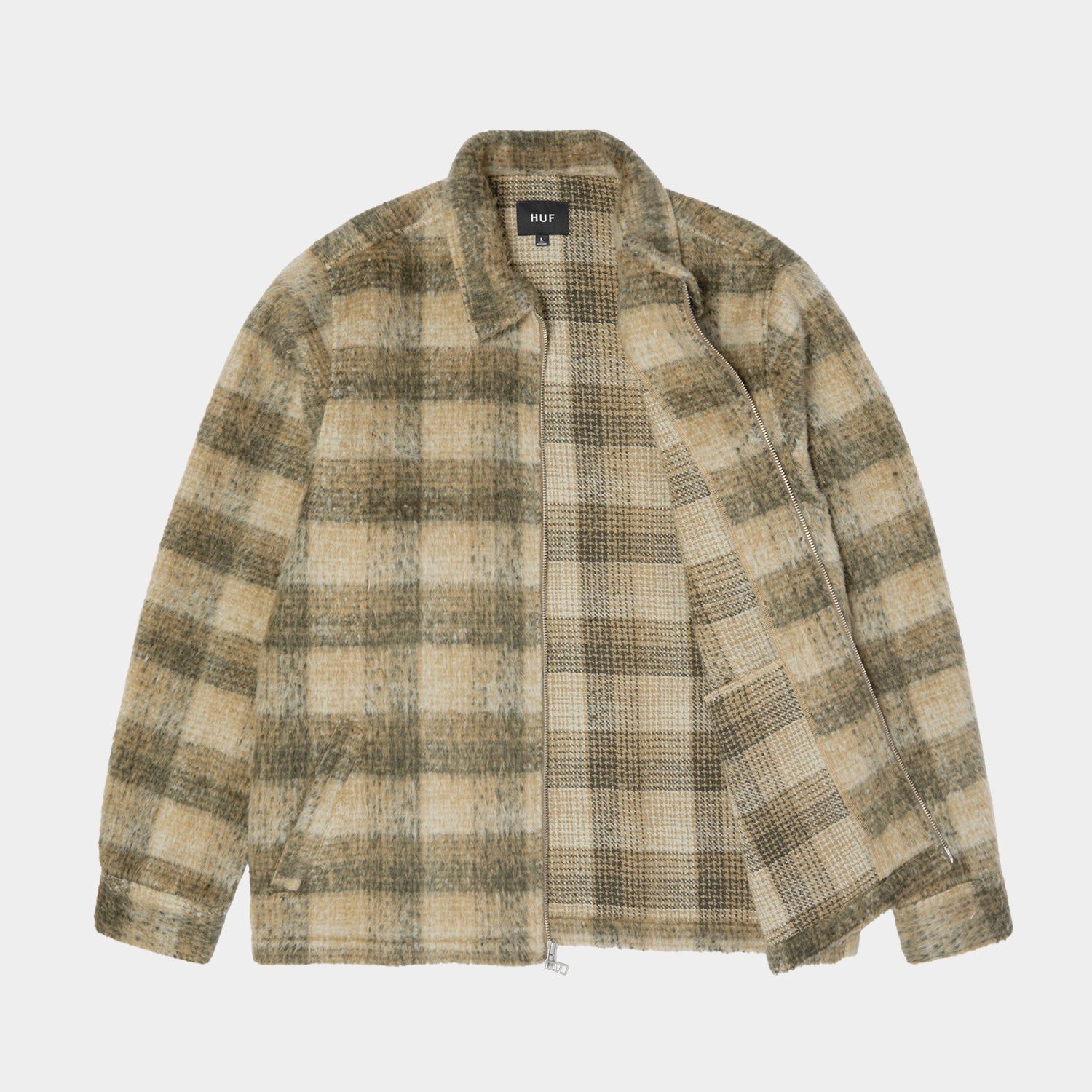 HUF (ハフ) Worldwide JP /（）/ MEGABLAST PLAID JACKET商品 / DESERT