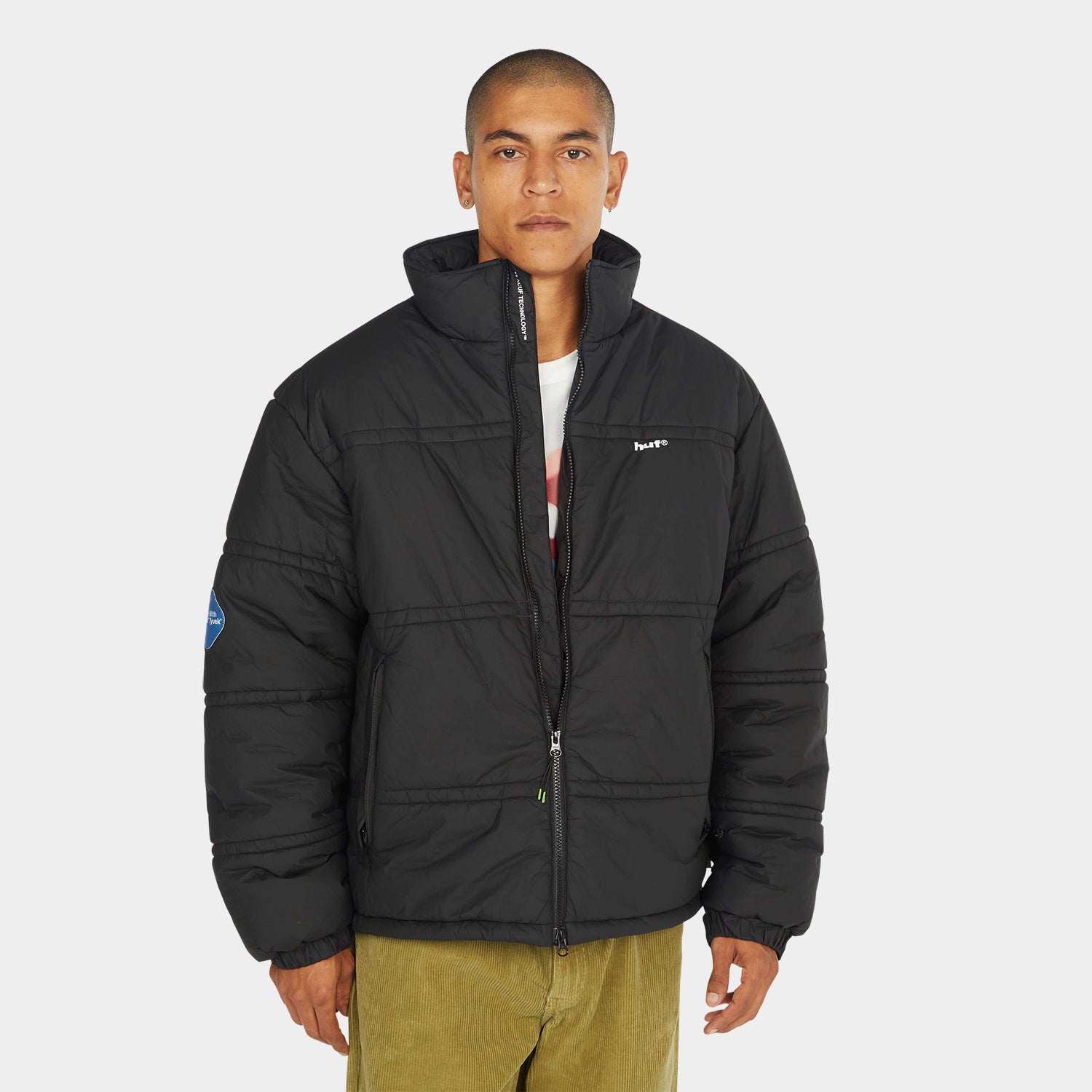 HUF (ハフ) Worldwide JP /JACKETS（ジャケット）/ 89 TYVEK PUFFER商品 / BLACK