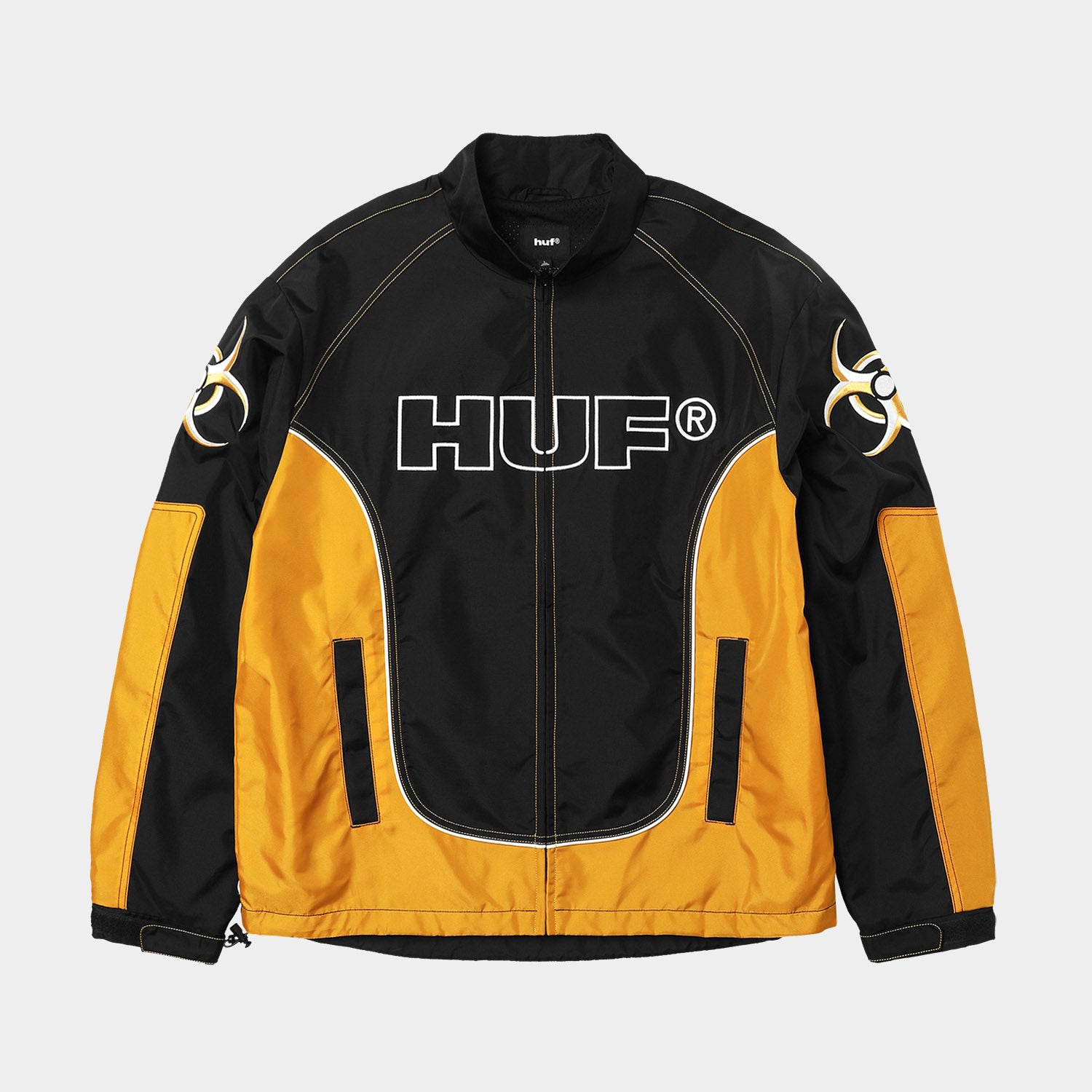HUF (ハフ) Worldwide JP /JACKETS（ジャケット）/ SECTOR JACKET商品 / BLACK/YELLOW