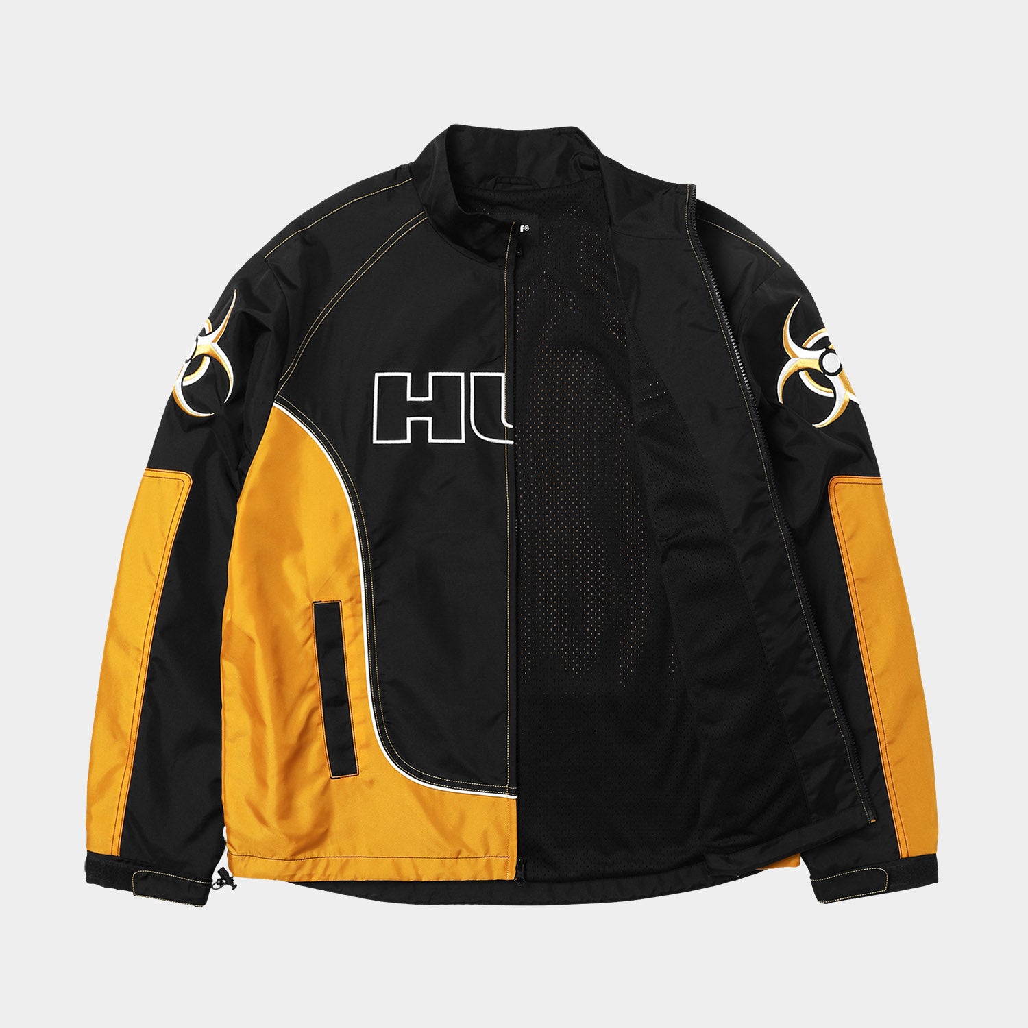 HUF (ハフ) Worldwide JP /JACKETS（ジャケット）/ SECTOR JACKET商品 / BLACK/YELLOW