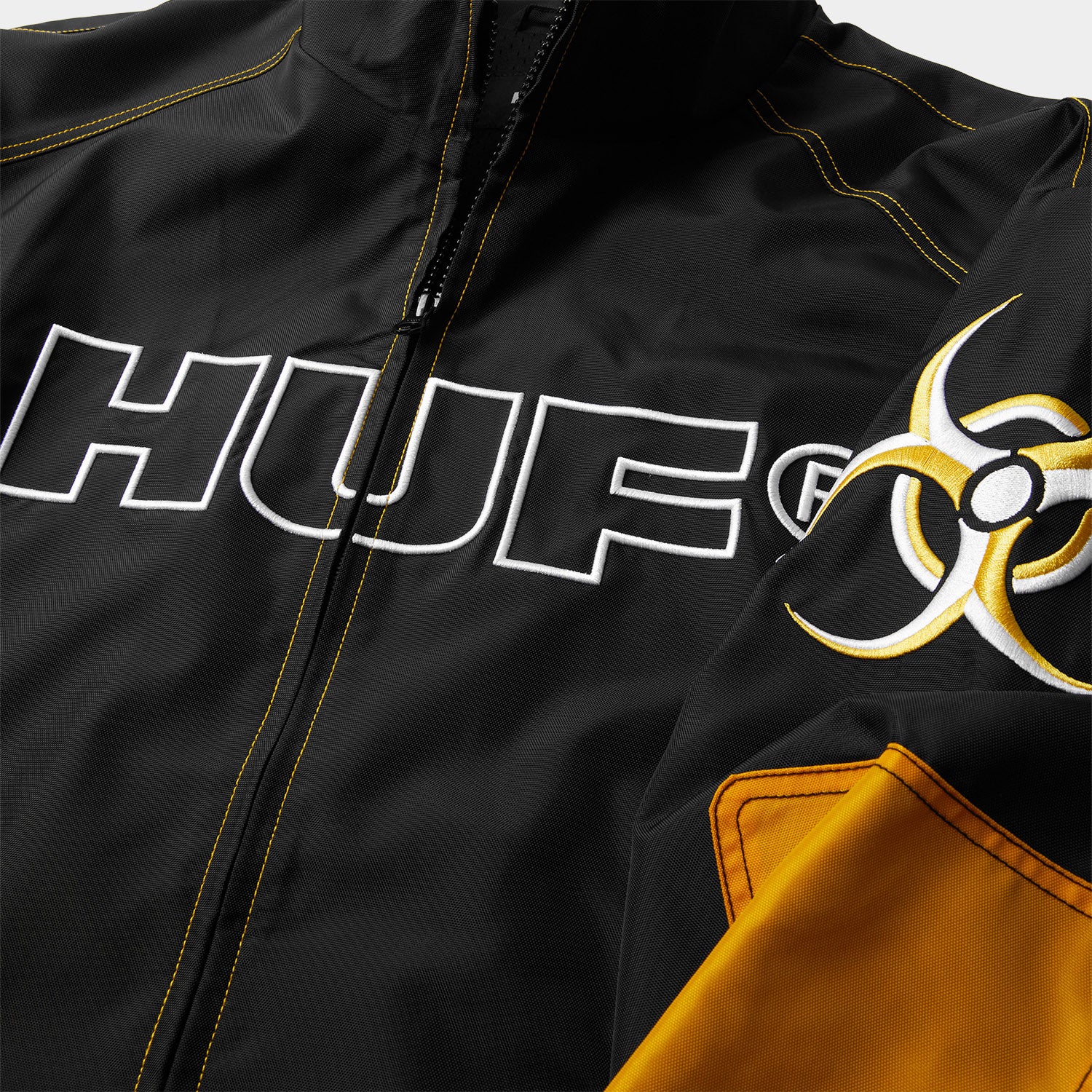 HUF (ハフ) Worldwide JP /JACKETS（ジャケット）/ SECTOR JACKET商品 / BLACK/YELLOW