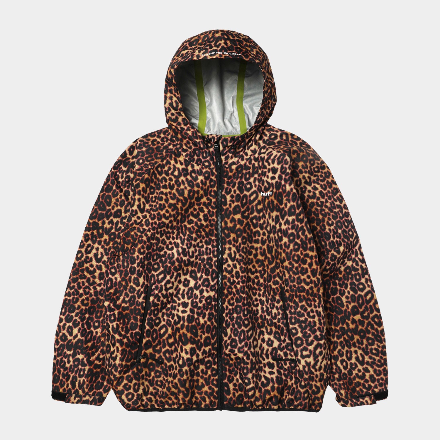 HUF (ハフ) Worldwide JP /JACKETS（ジャケット）/ RAINIER PRINTED SHELL JACKET商品 / BROWN