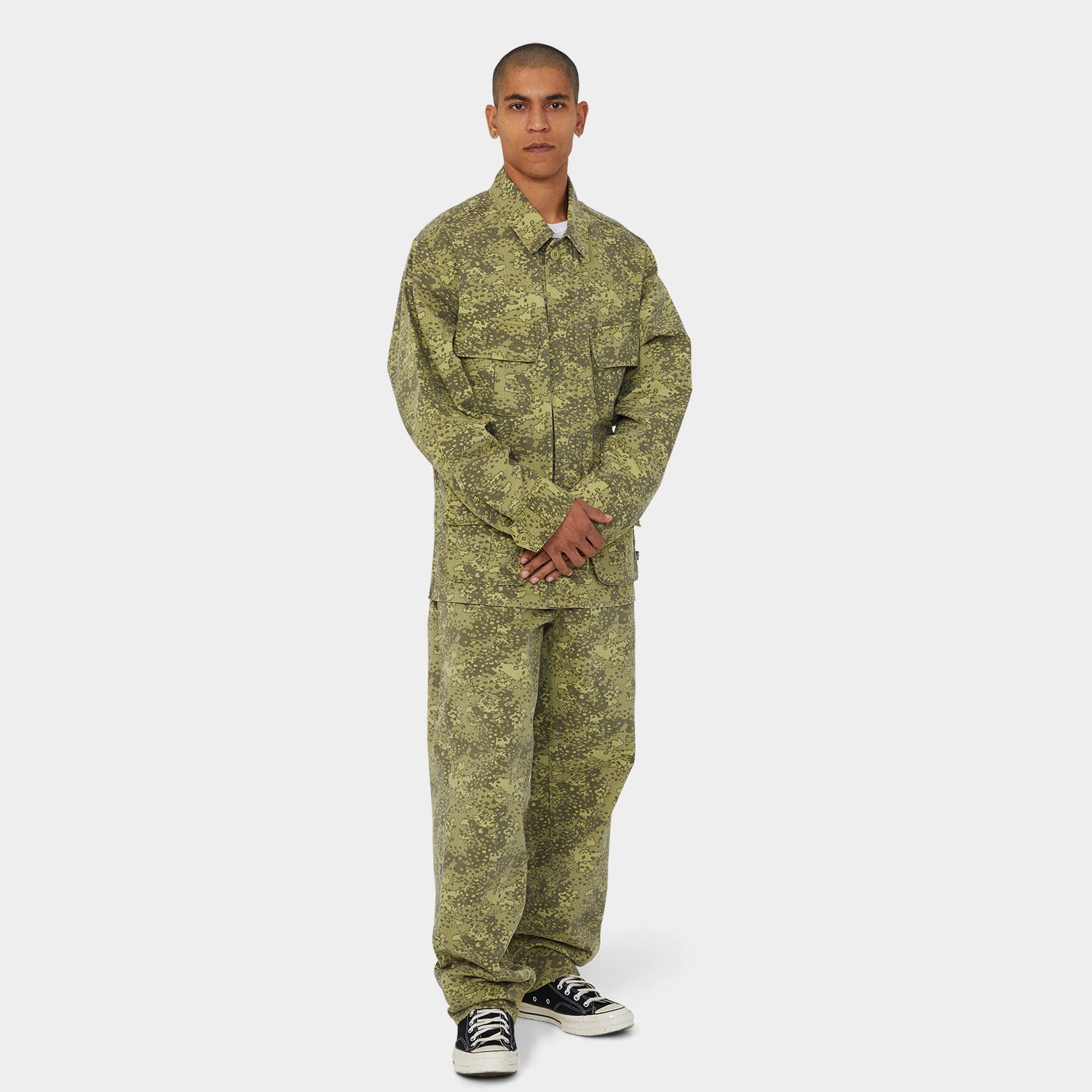 HUF (ハフ) Worldwide JP /JACKETS（ジャケット）/ DELTA BDU JACKET商品 / GREEN