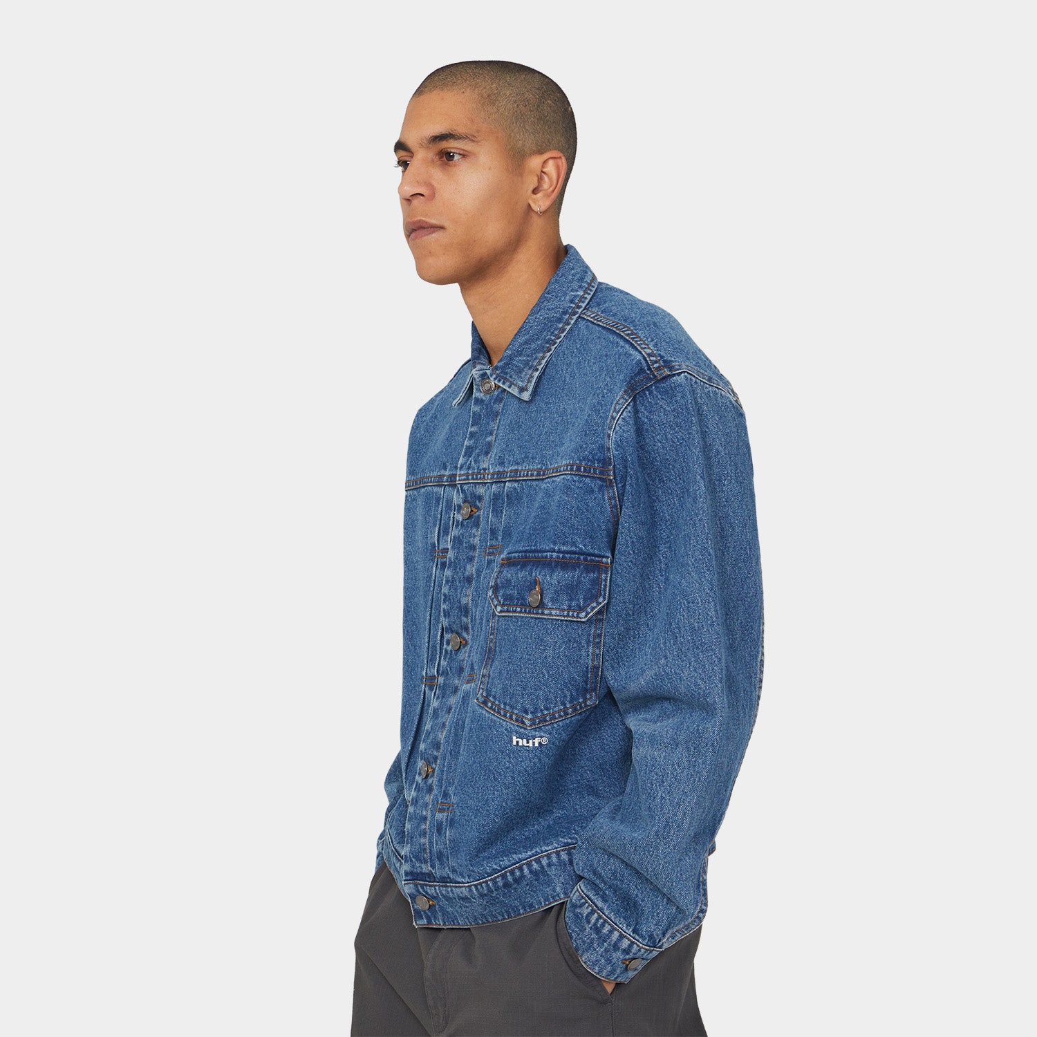 HUF (ハフ) Worldwide JP /JACKETS（ジャケット）/ 89 TRUCKER JACKET商品 / INDIGO