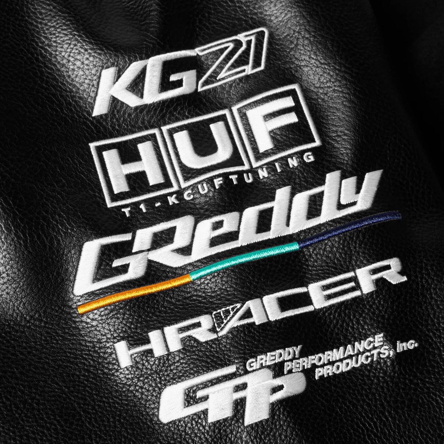 HUF (ハフ) Worldwide JP /JACKETS（ジャケット）/ HUF X GREDDY VARSITY JACKET商品 / BLACK