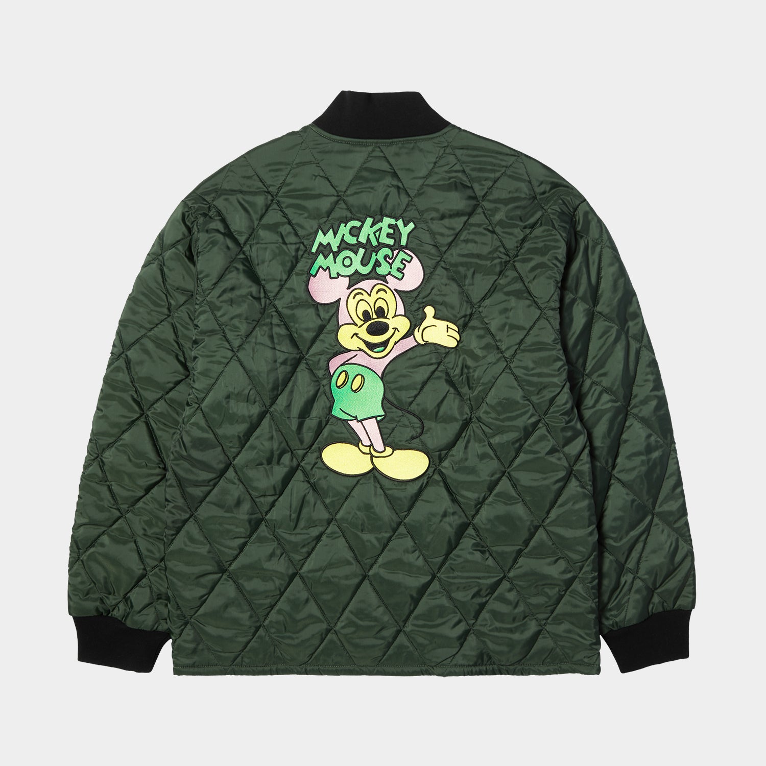 HUF (ハフ) Worldwide JP /JACKETS（ジャケット）/ DISNEY | HUF MICKEY QUILTED WORK JACKET商品 / FOREST GREEN