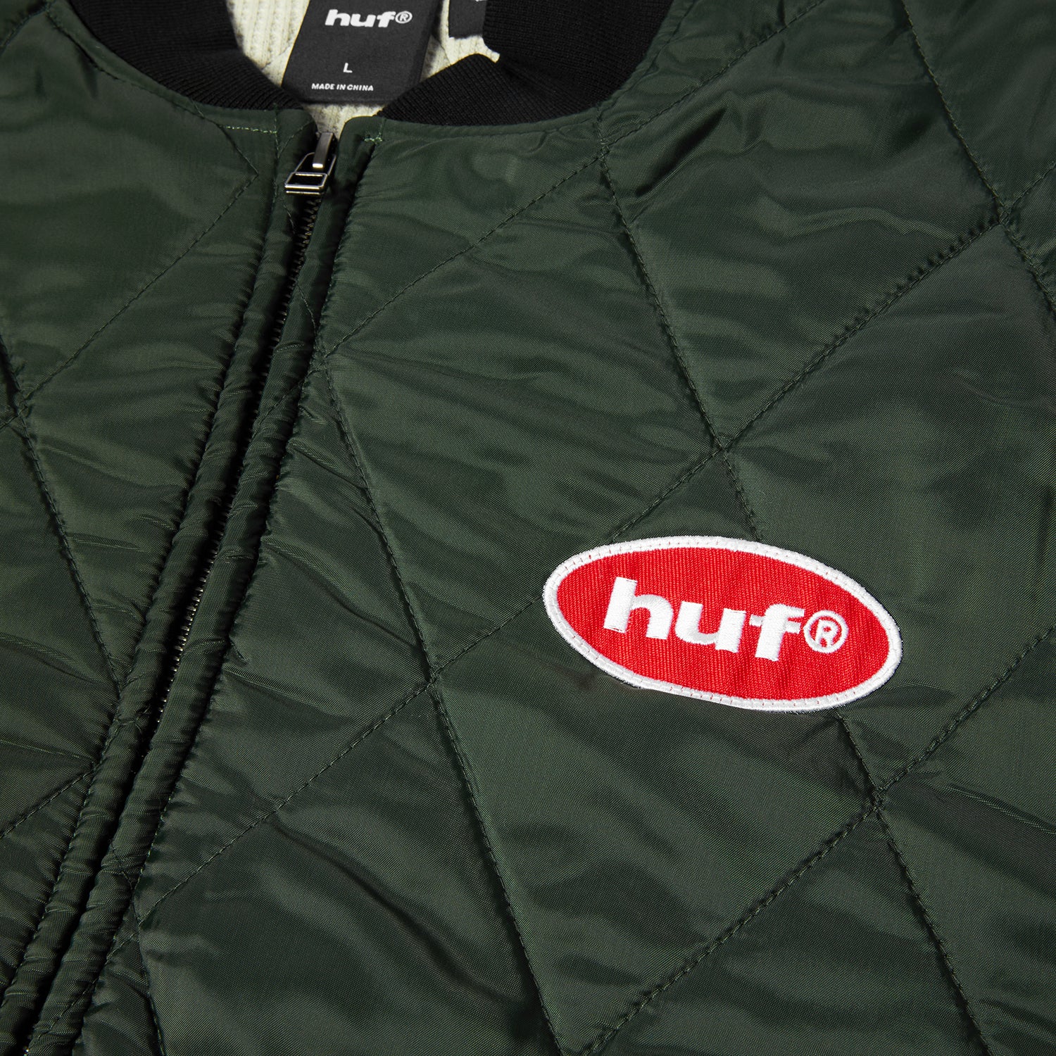 HUF (ハフ) Worldwide JP /JACKETS（ジャケット）/ DISNEY | HUF MICKEY QUILTED WORK JACKET商品 / FOREST GREEN