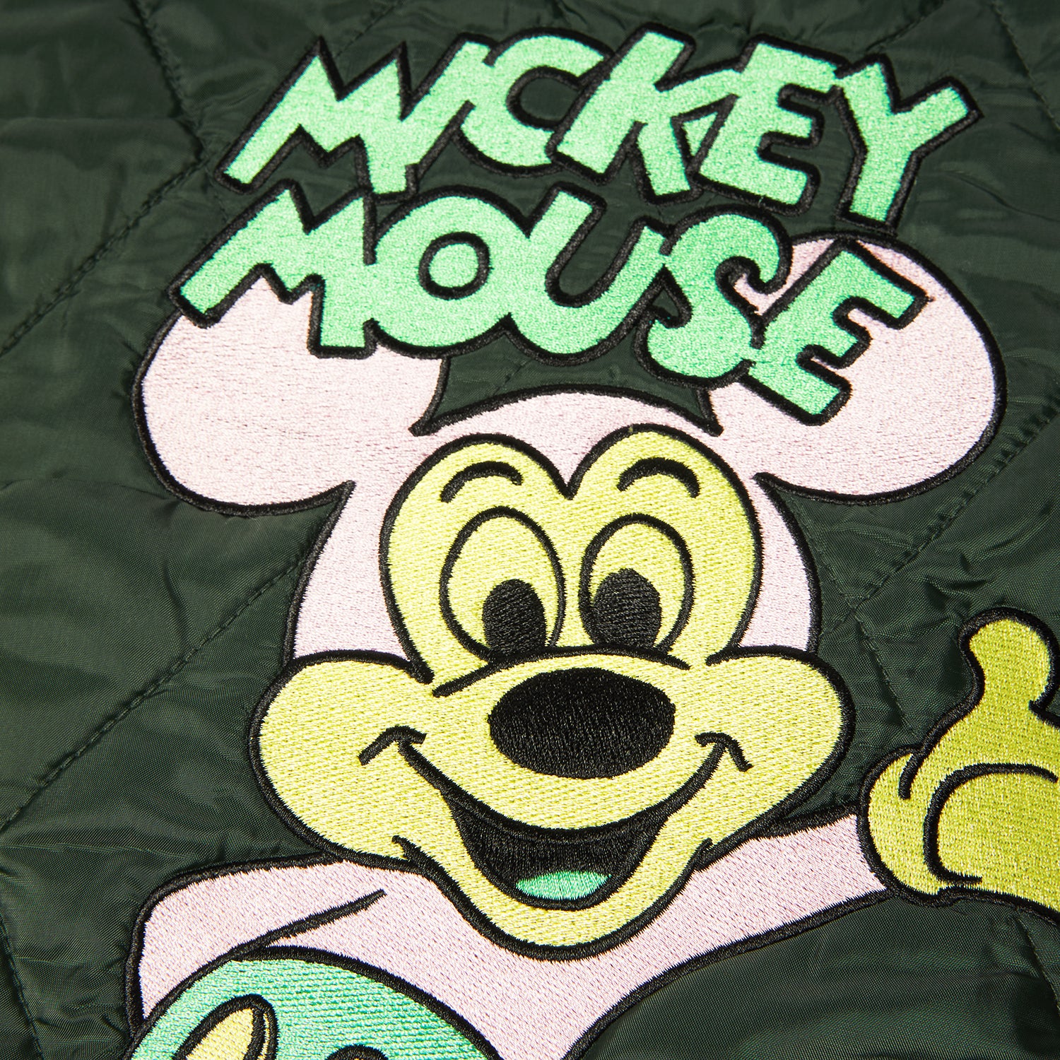 HUF (ハフ) Worldwide JP /JACKETS（ジャケット）/ DISNEY | HUF MICKEY QUILTED WORK JACKET商品 / FOREST GREEN