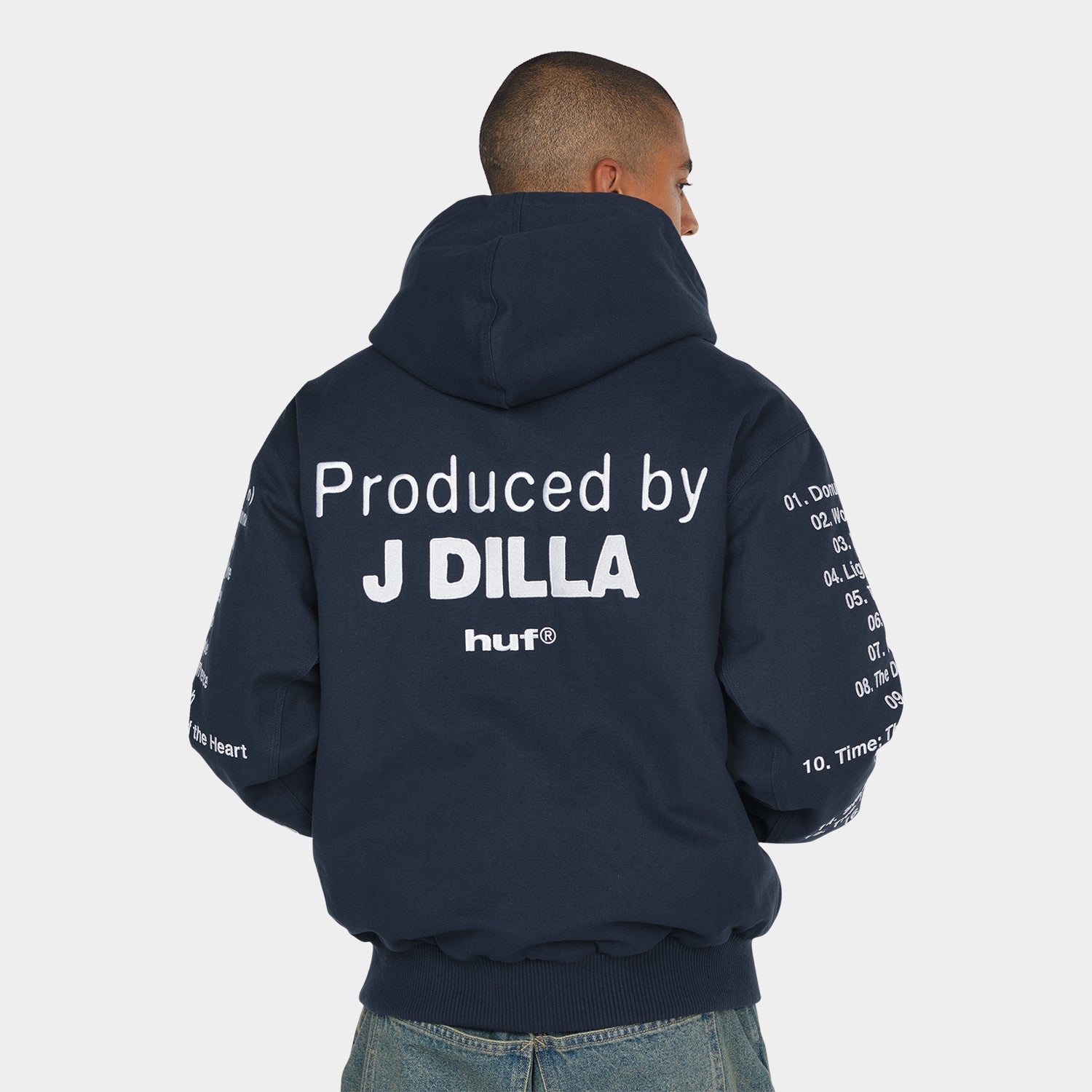 HUF (ハフ) Worldwide JP /JACKETS（ジャケット）/ HUF X J DILLA WORK JACKET商品 / NAVY