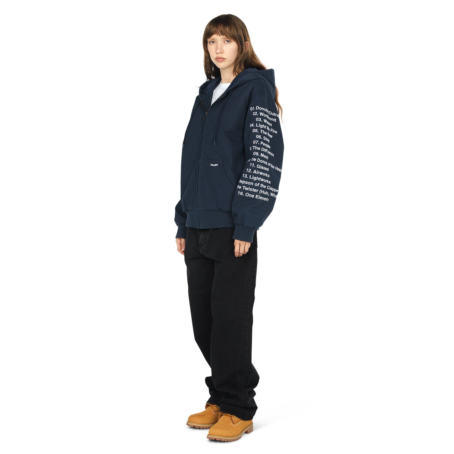 HUF (ハフ) Worldwide JP /JACKETS（ジャケット）/ HUF X J DILLA WORK JACKET商品 / NAVY