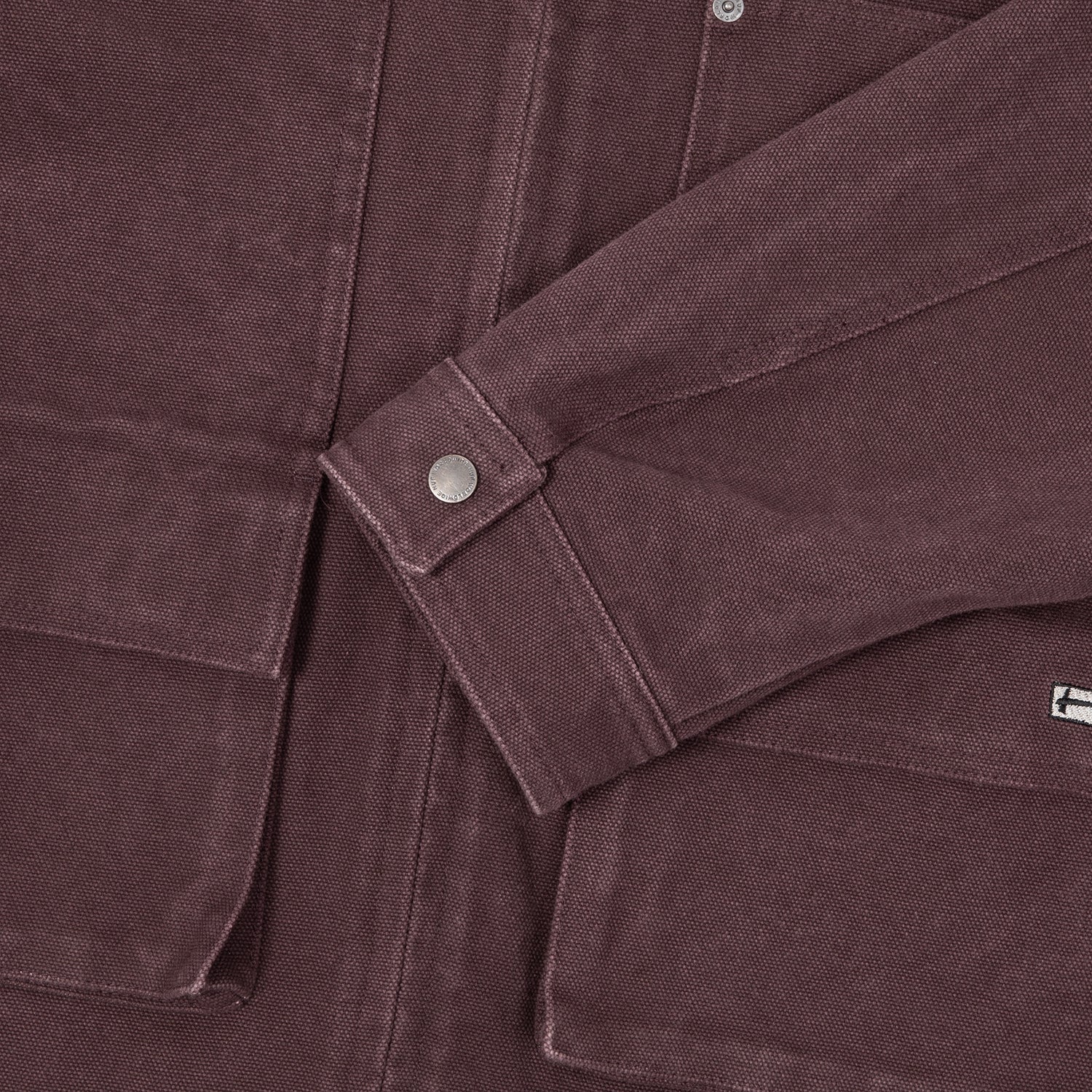 HUF (ハフ) Worldwide JP /JACKETS（ジャケット）/ STRETCH LOGO CANVAS WORK JACKET商品 / DEEP WINE