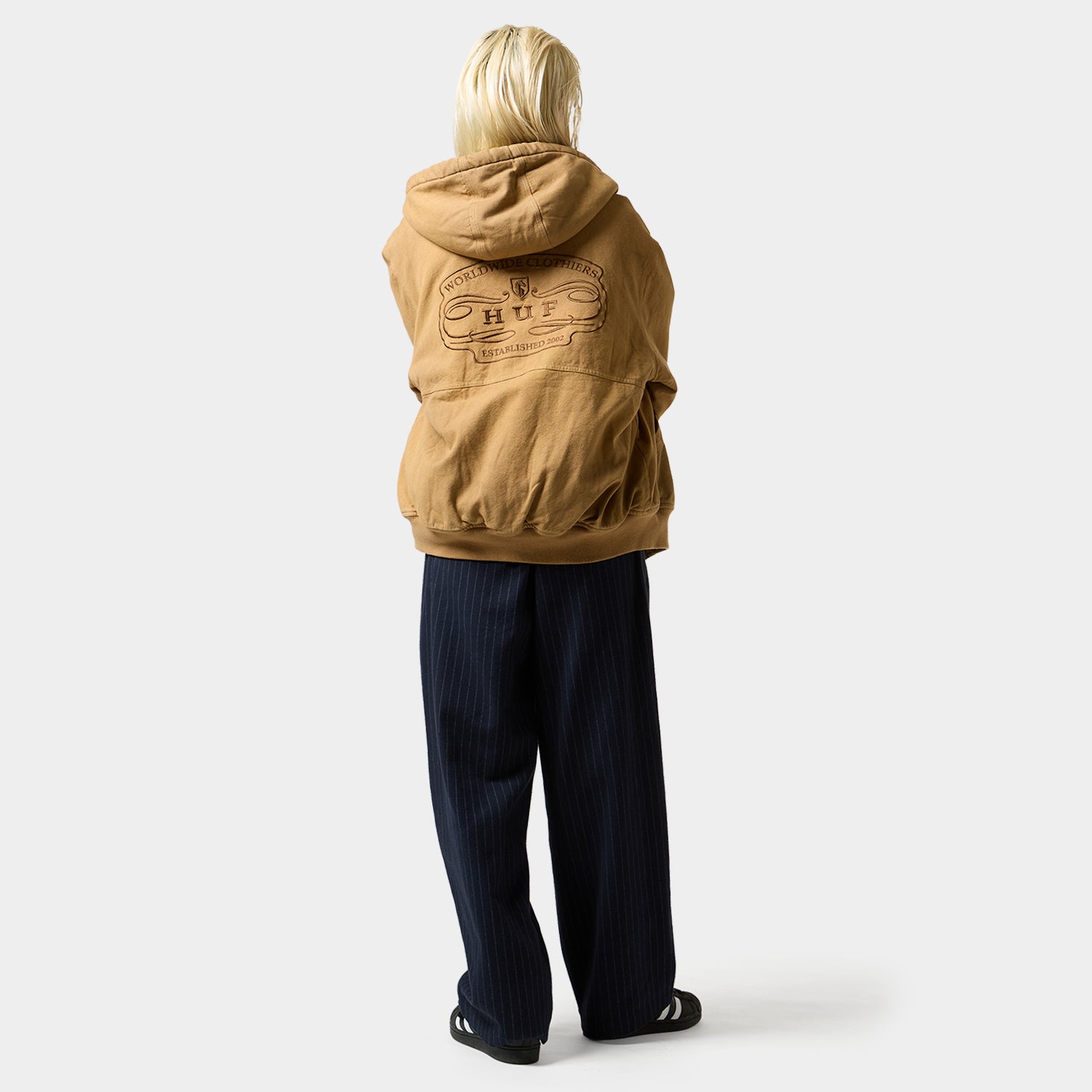 HUF (ハフ) Worldwide JP /JACKETS（ジャケット）/ WORLDWIDE CLOTHIERS HOODED JACKET商品 / BEIGE