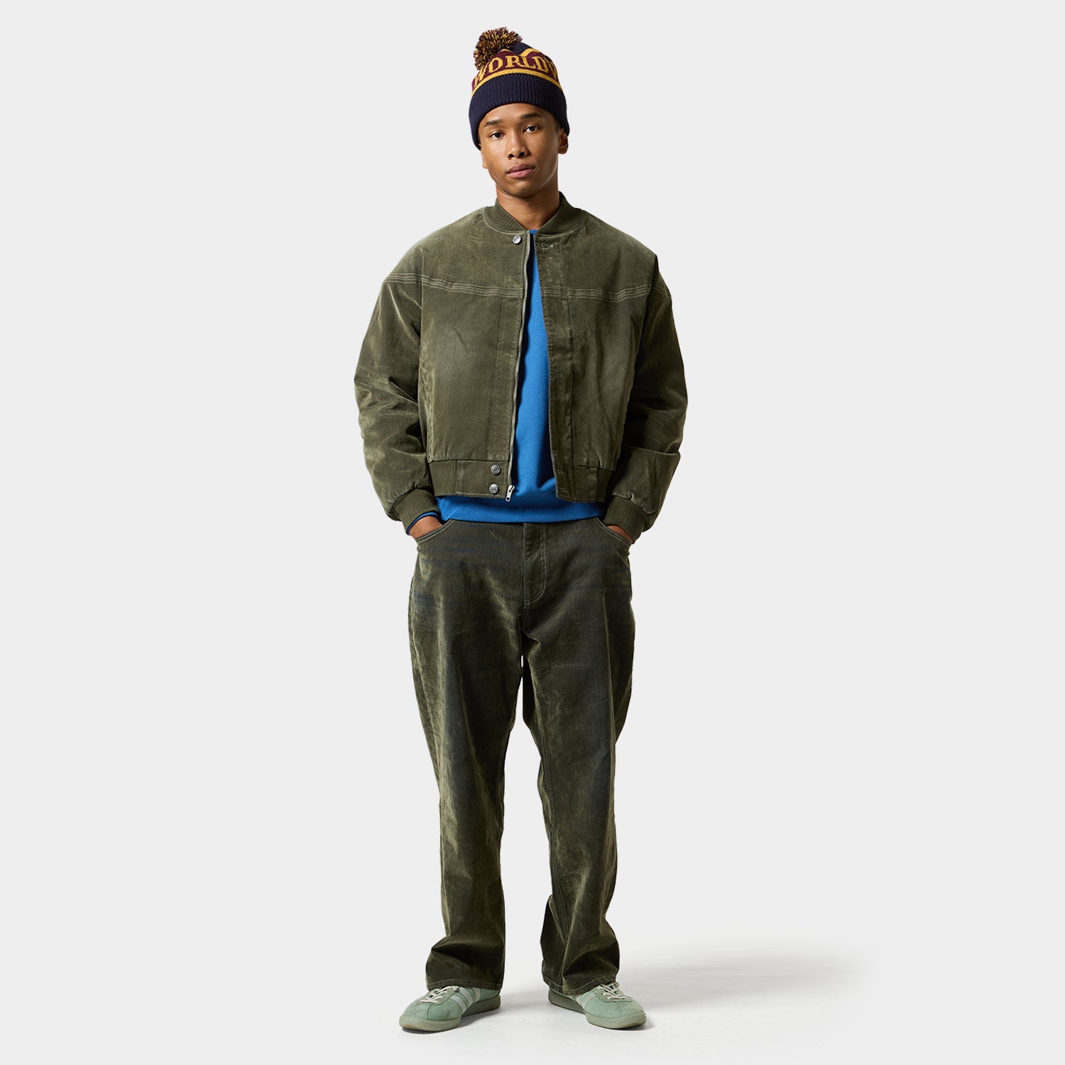 HUF (ハフ) Worldwide JP /JACKETS（ジャケット）/ HUF eightynine BOMBER JACKET商品 / OLIVE