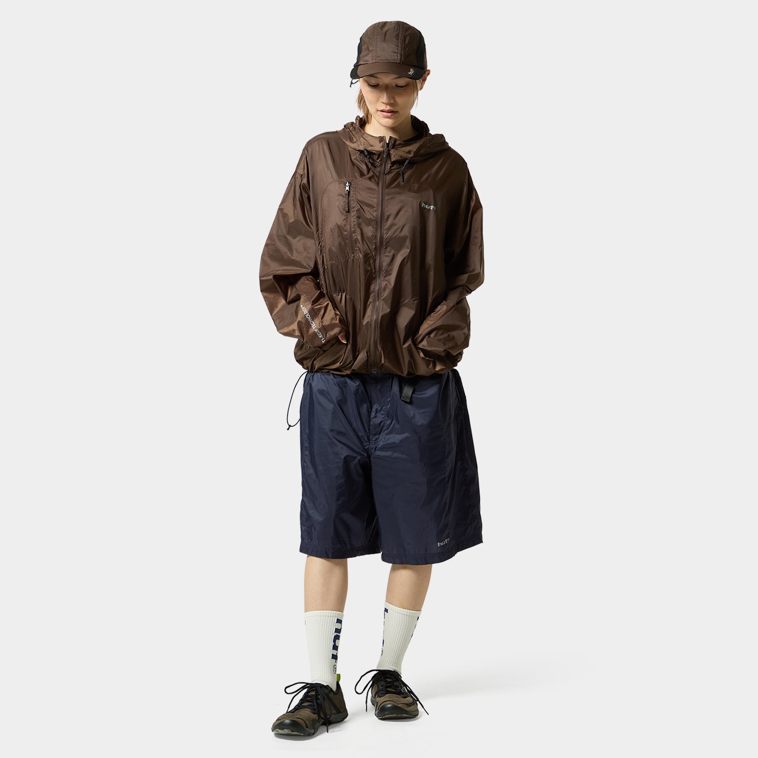 HUF (ハフ) Worldwide JP /JACKETS（ジャケット）/ CROSS CONDITIONS UL NYLON JACKET商品 / NAVY