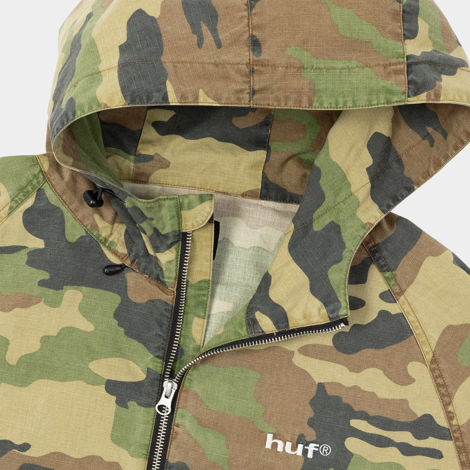 HUF (ハフ) Worldwide JP /JACKETS（ジャケット）/ HUF eightynine HOODED JACKET商品 / CAMO