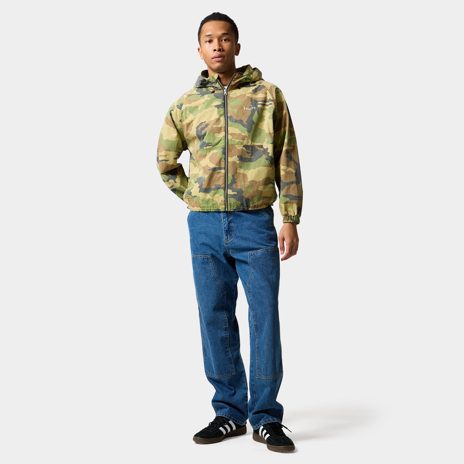 HUF (ハフ) Worldwide JP /JACKETS（ジャケット）/ HUF eightynine HOODED JACKET商品 / CAMO