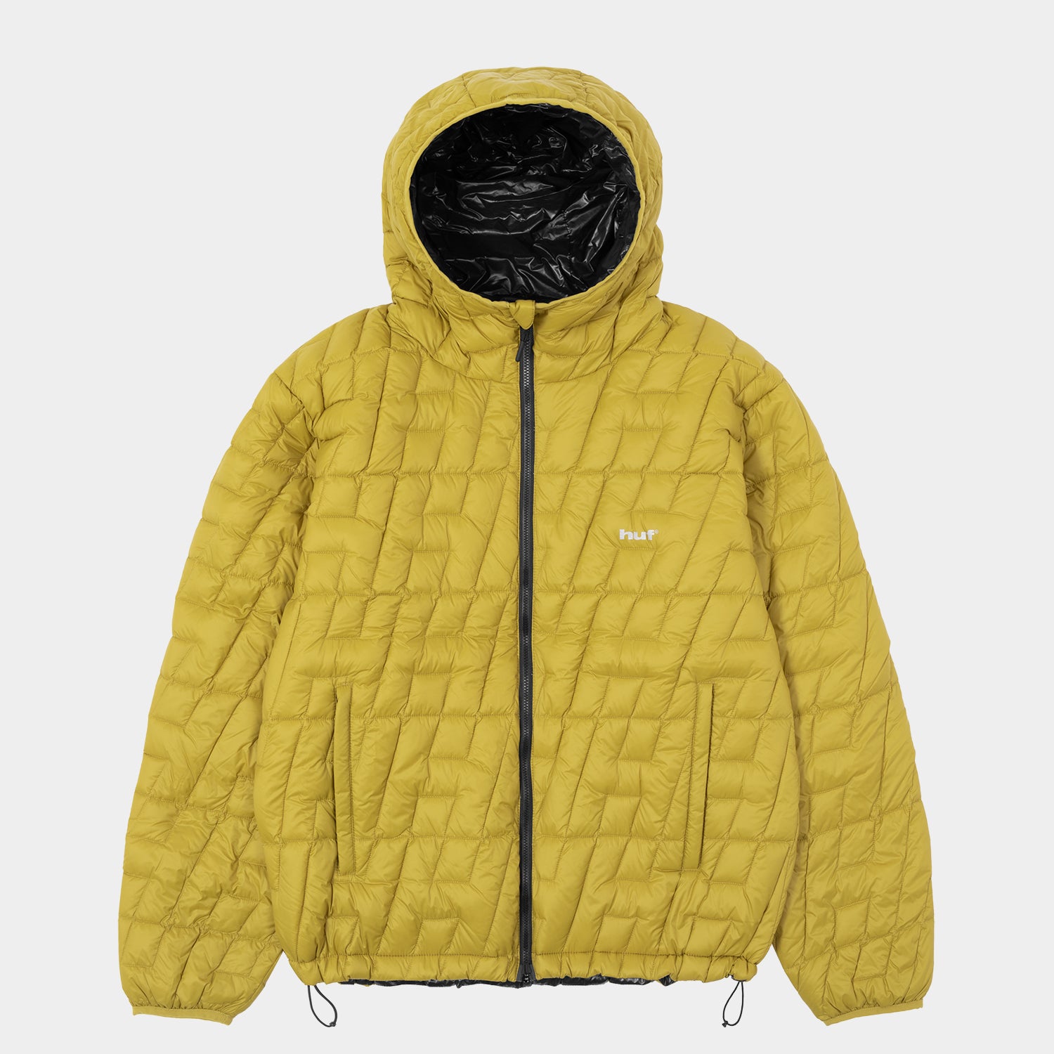 HUF (ハフ) Worldwide JP /JACKETS（ジャケット）/ HUF X TAION CASCADE PACKABLE HOODED DOWN JACKET商品 / BLACK
